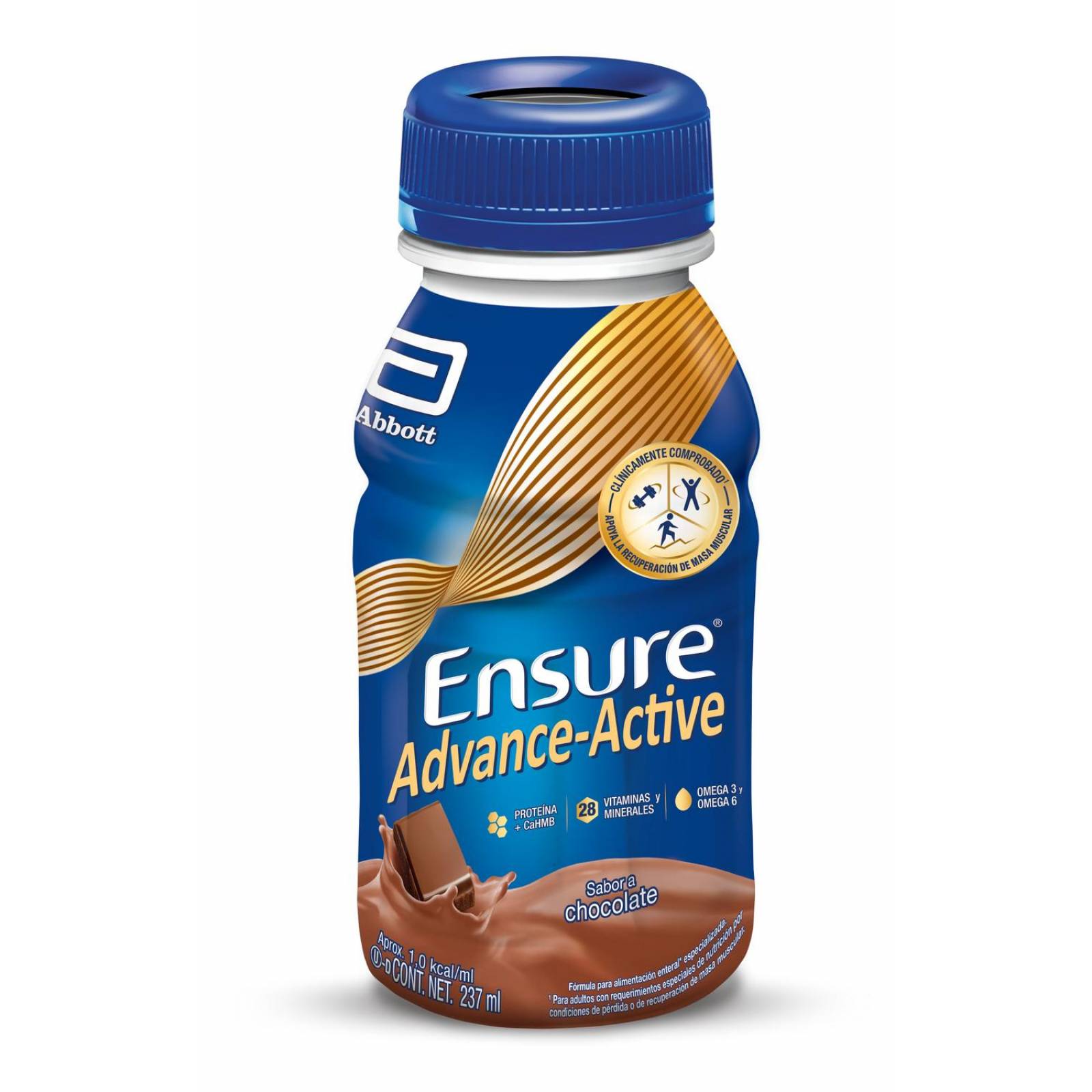 FRM-Ensure Advance Sabor Chocolate Frasco Con 237 mL 