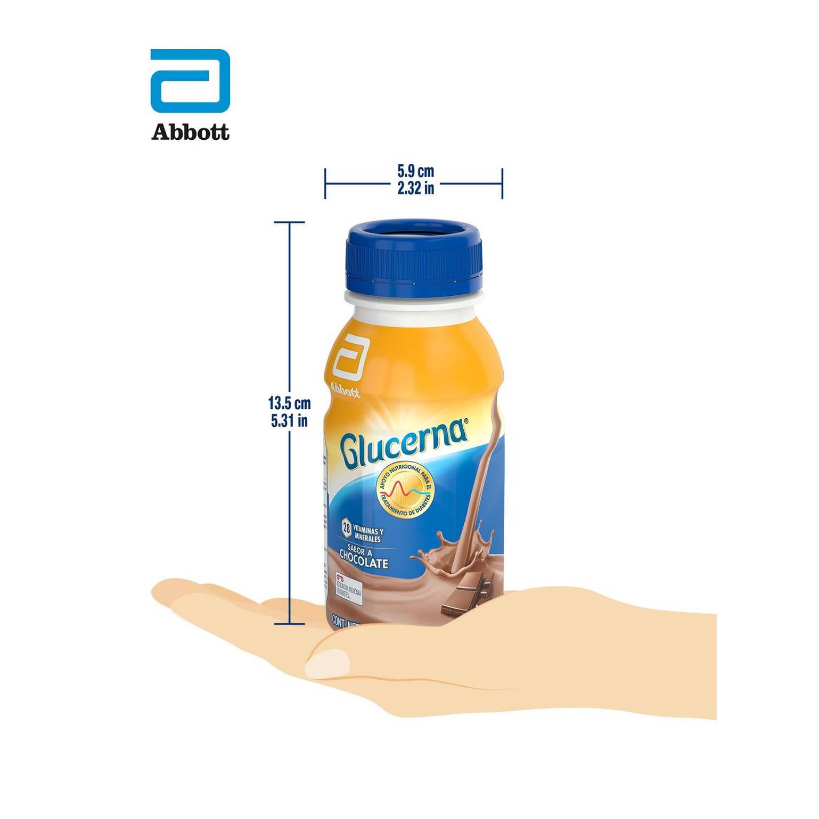 Glucerna Alimentación Especializada Sabor Chocolate 237 mL 