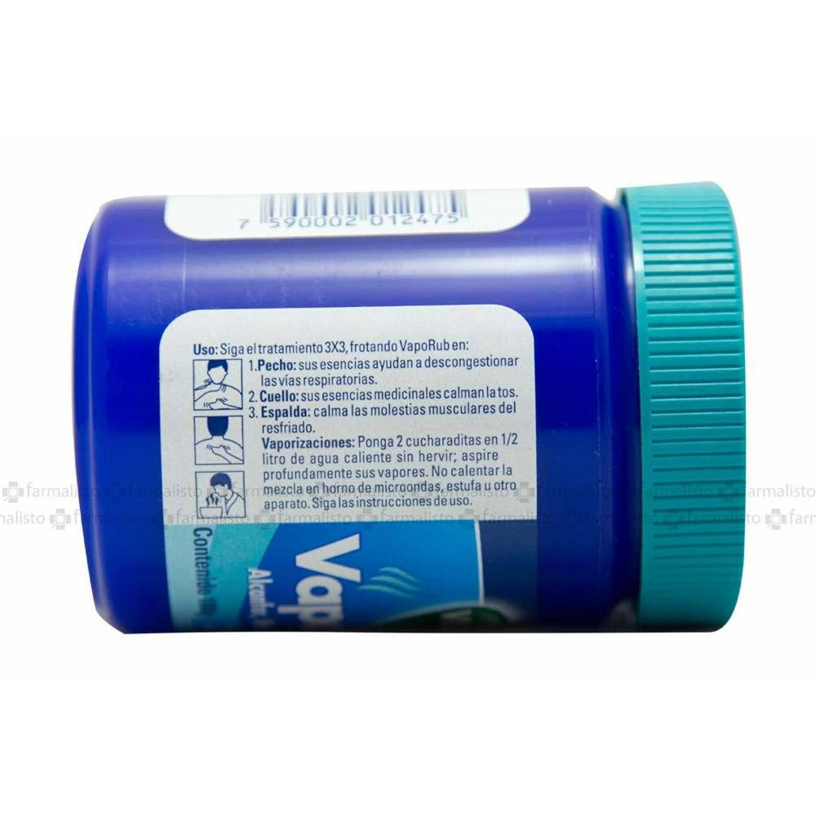 Vick VapoRub Ungüento Topico Alcanfor Mentol Eucalipto 100g 