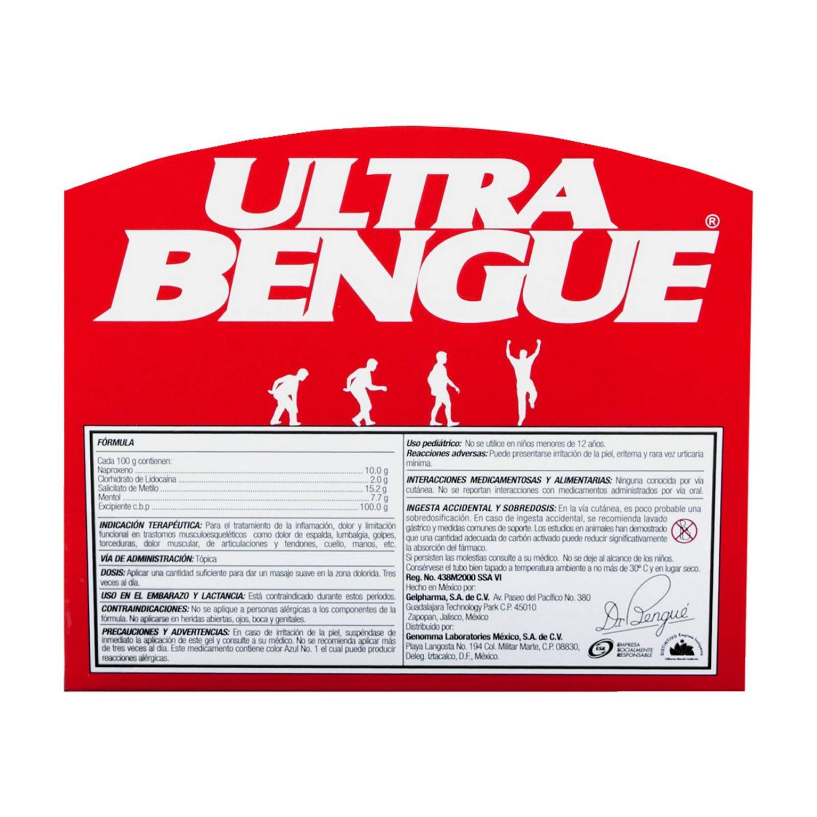 Ultra Bengue Gel Caja Con Tubo Con 35 g 
