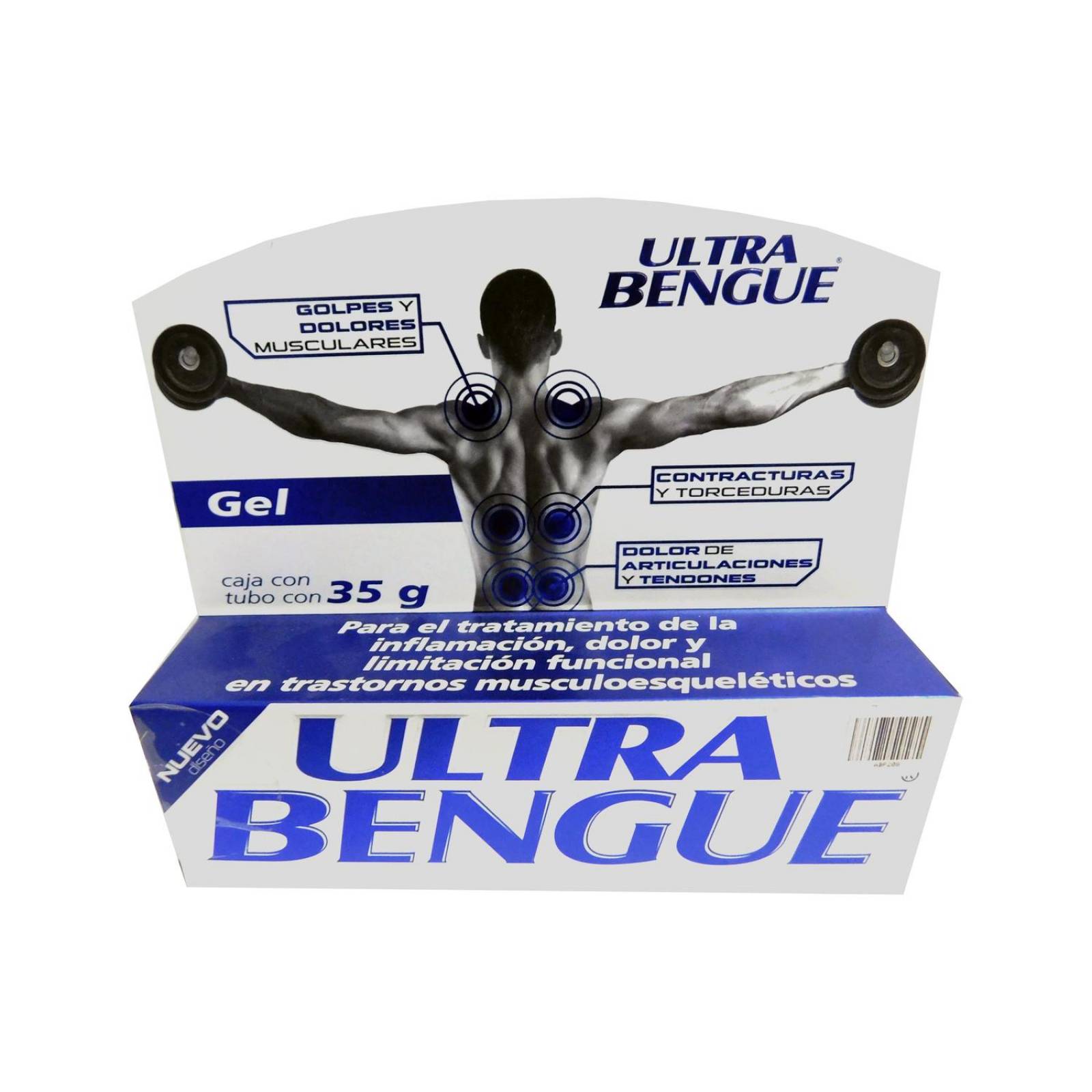 Ultra Bengue Azul Caja Con Tubo Con 35 g 