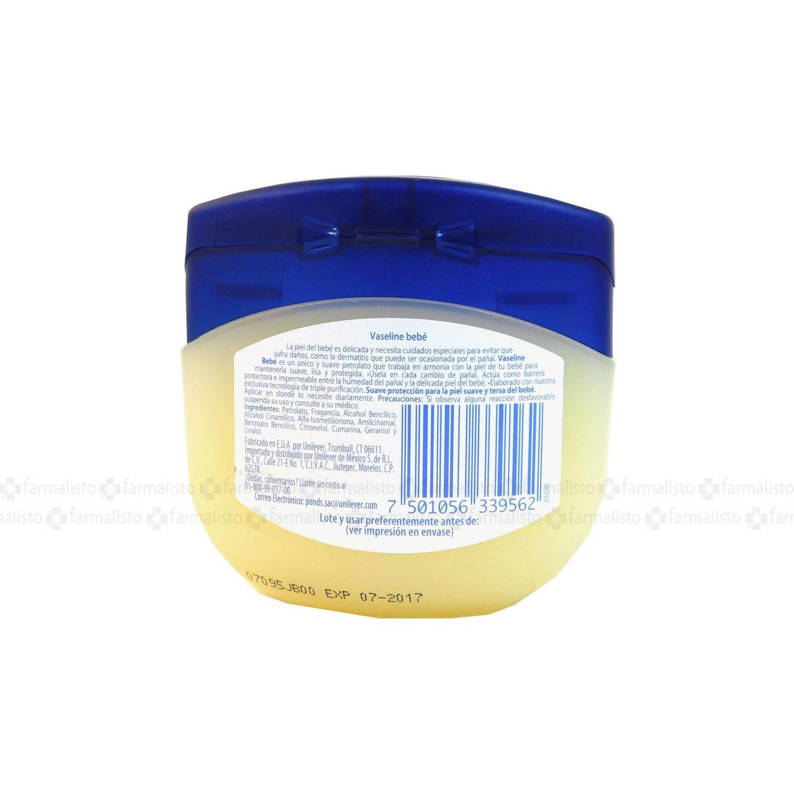 Vaseline Aroma Bebé Tarro Con 215 g 