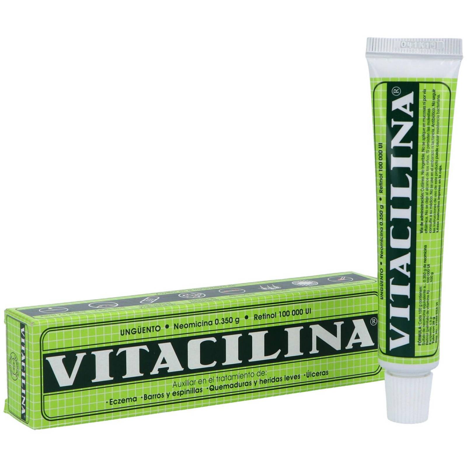 Vitacilina Ungüento Caja Con Tubo Con 28 g 