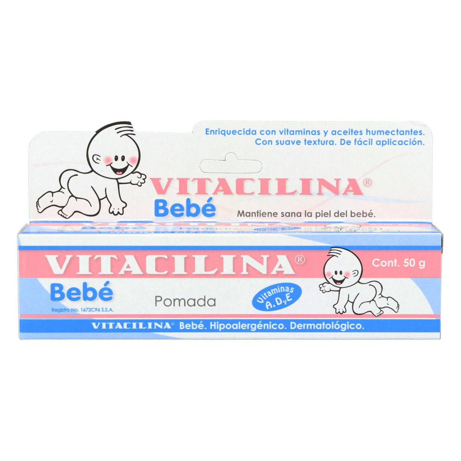 Vitacilina Bebé Pomada Caja Con Tubo Con 50g 