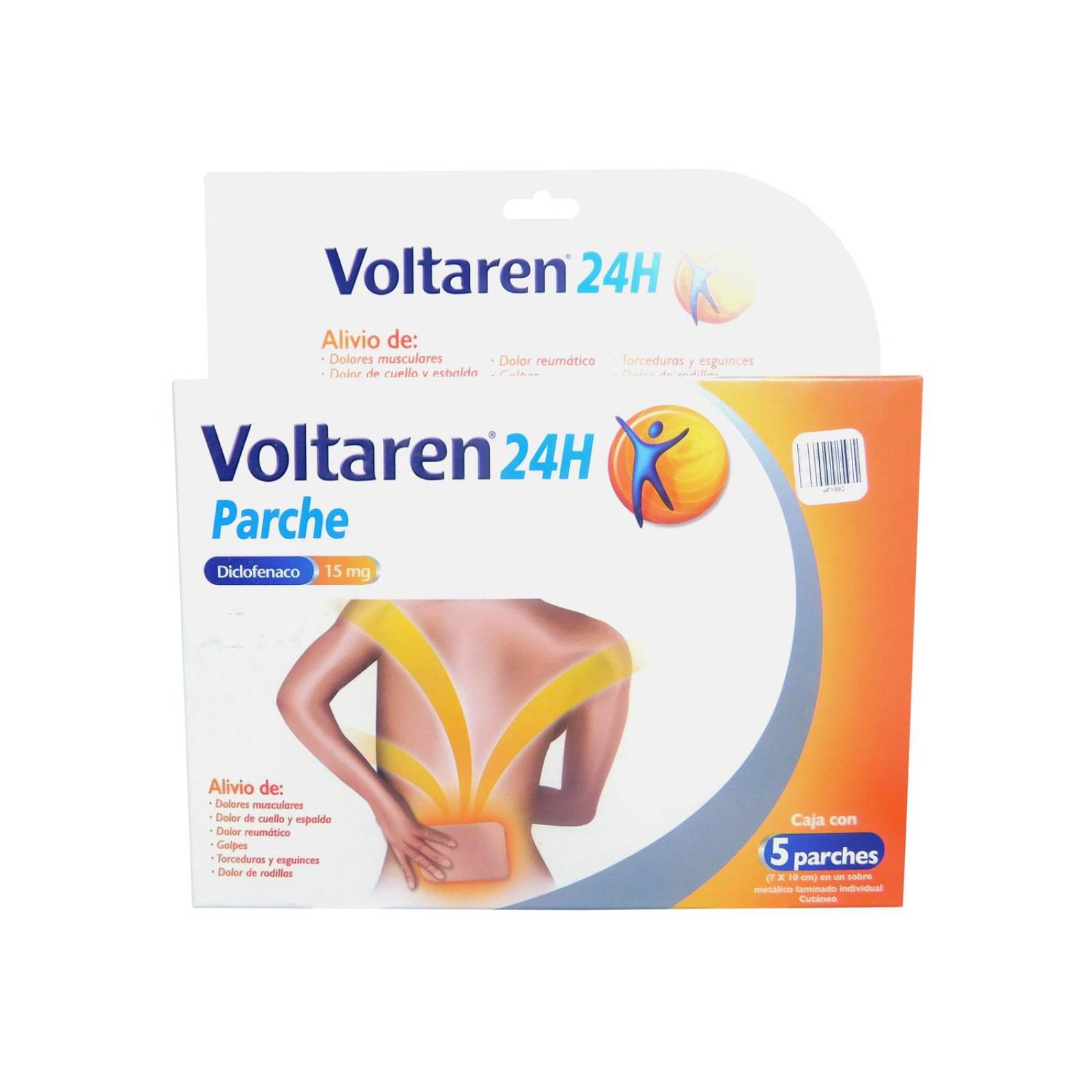 Voltaren Parche 24H 15 mg Caja Con 5 Piezas 