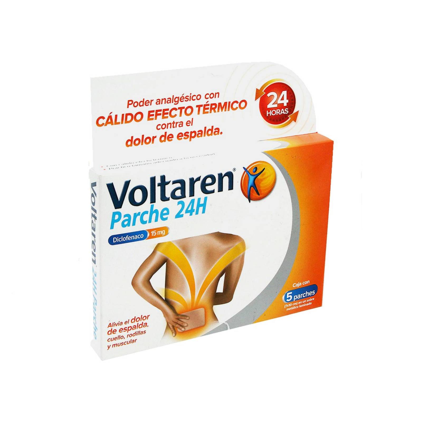 Voltaren Parche 24H 15 mg Caja Con 5 Piezas 