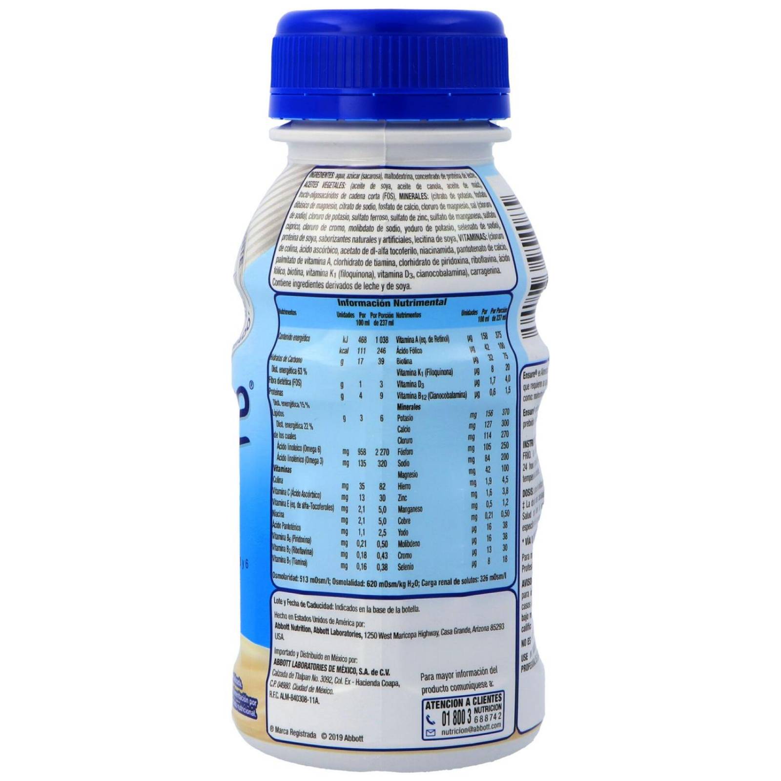 Ensure Botella Con 237 mL Sabor Vainilla 