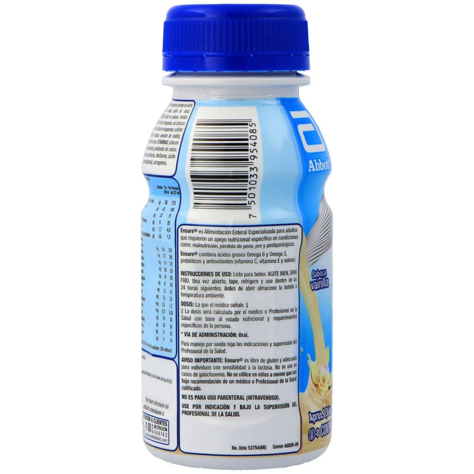 Ensure Botella Con 237 mL Sabor Vainilla 