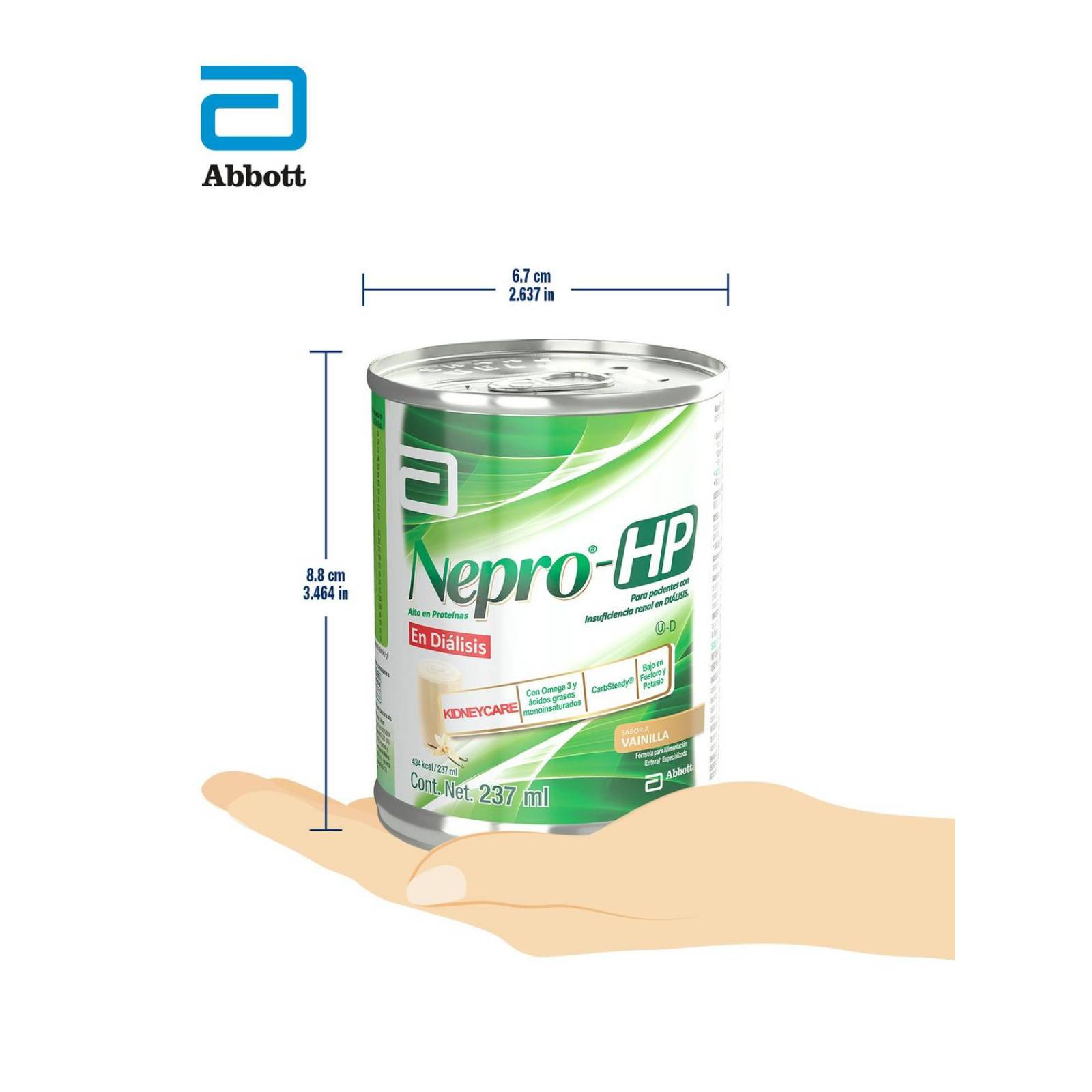 FRM-Nepro Lata Con 237 mL Sabor Vainilla 