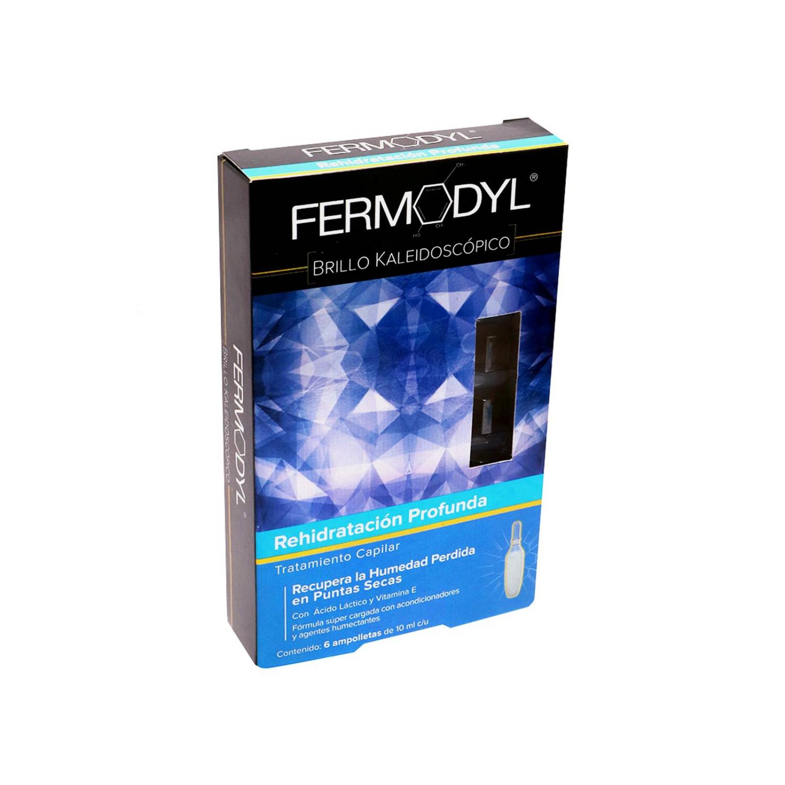 Fermodyl Tratamiento Capilar Caja Con 6 Ampolletas De 10 mL Cada Uno 