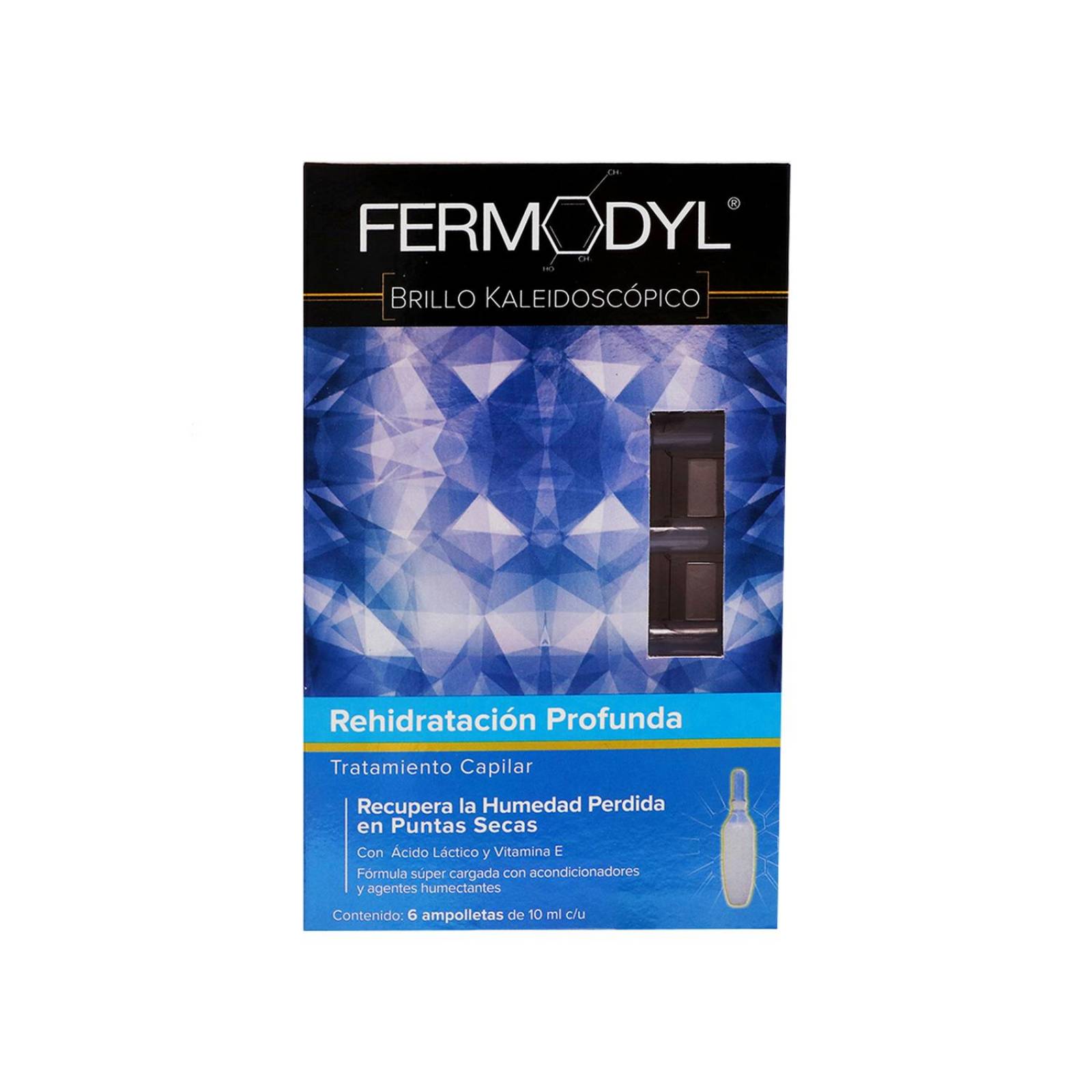 Fermodyl Tratamiento Capilar Caja Con 6 Ampolletas De 10 mL Cada Uno 