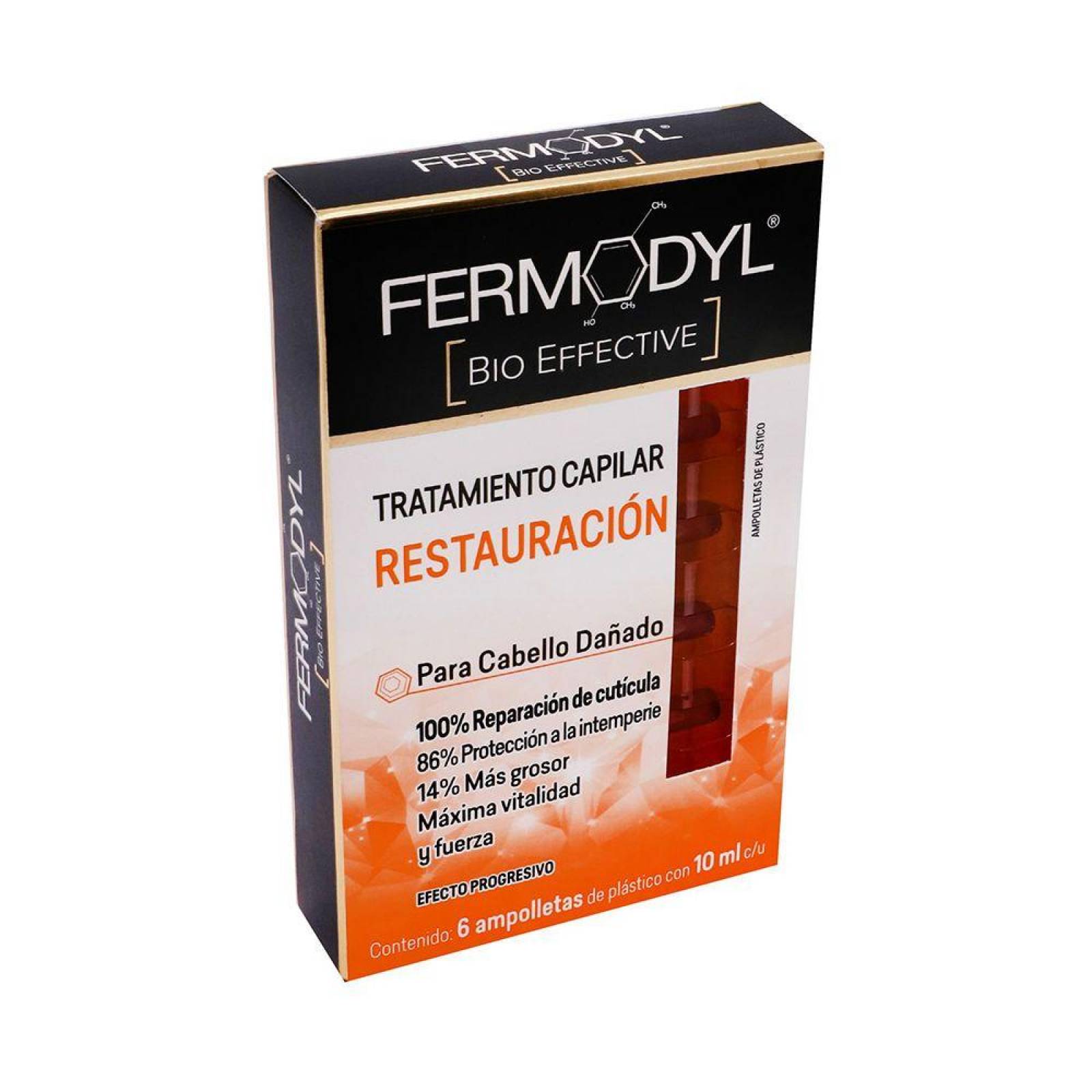 Tratamiento Capilar Fermodyl Caja Con 6 Ampolletas 