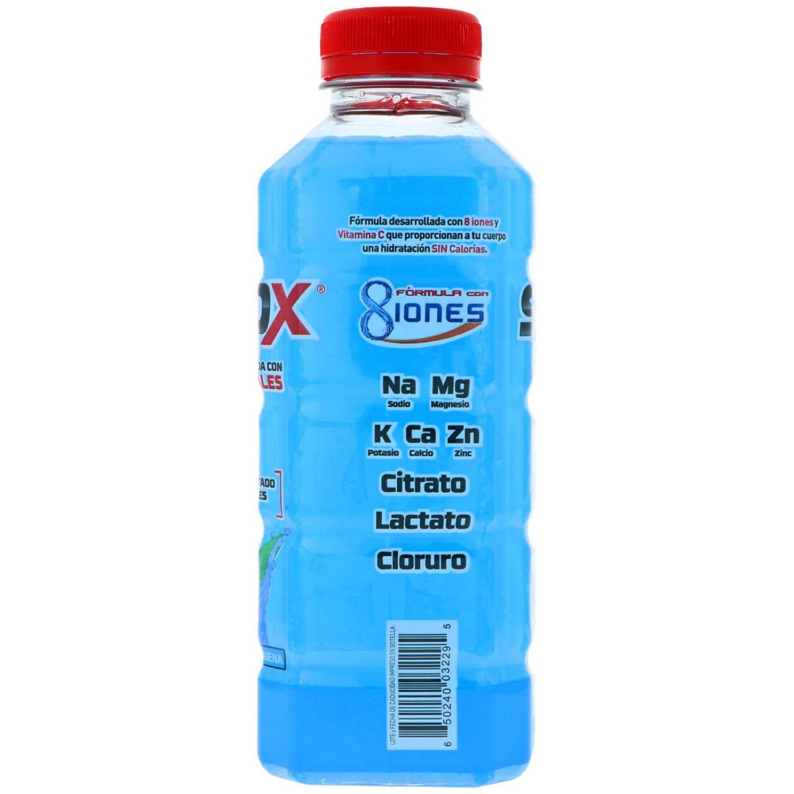 Suerox 8Iones Mora Azul-Hierbabuena Botella Con 630 mL 