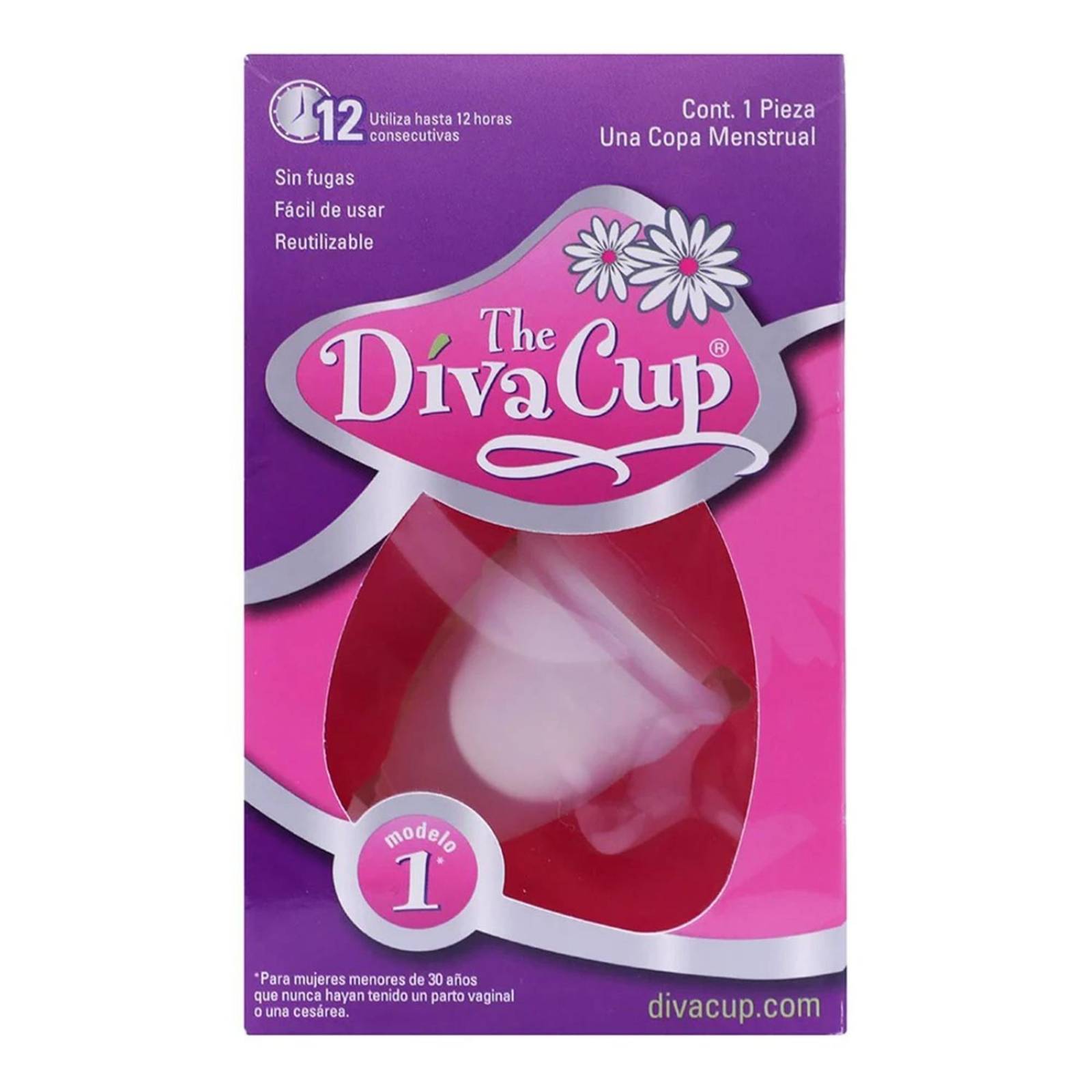 Copa Menstrual Diva Cup Modelo 1 Caja Con 1 Pieza 