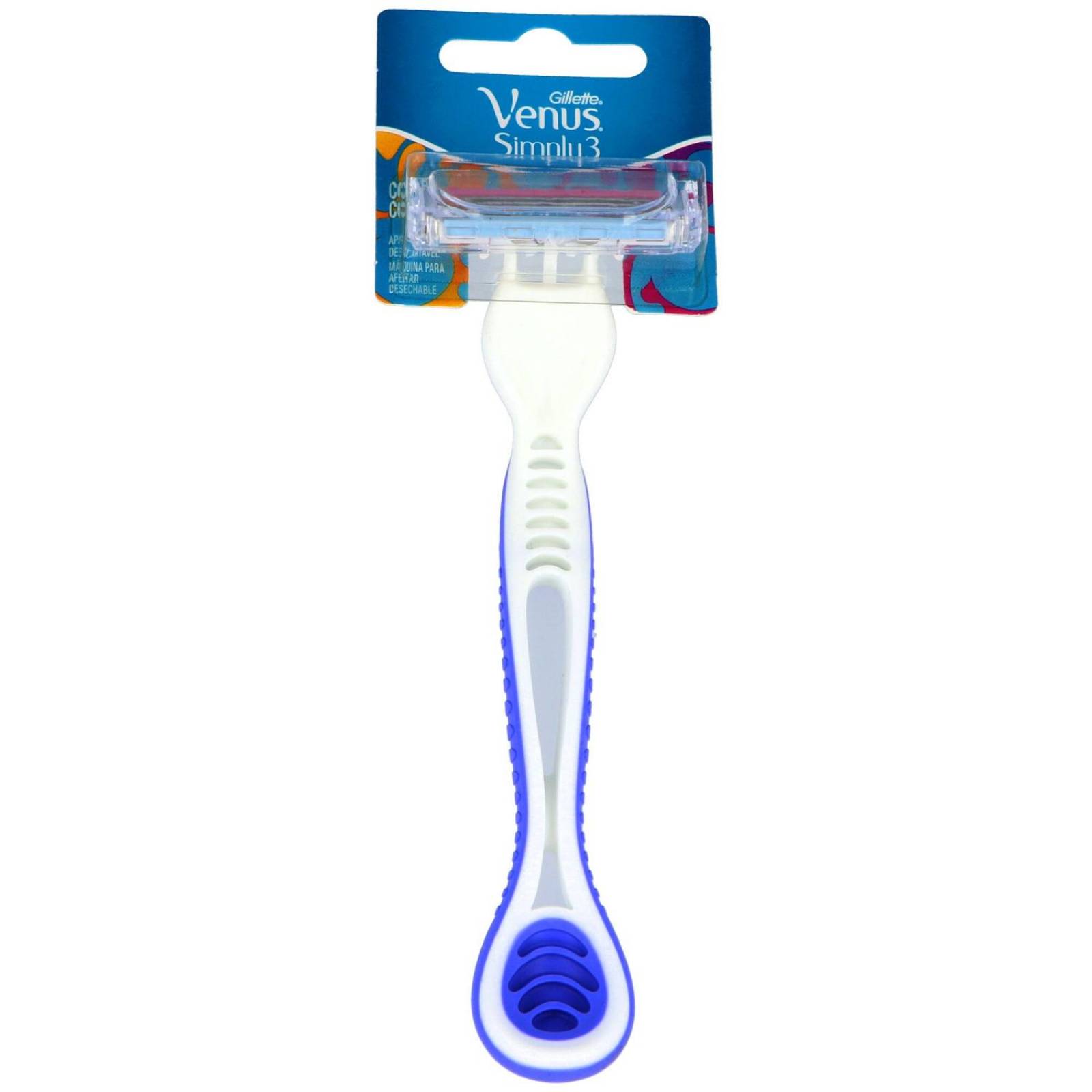 Máquina Para Afeitar Desechable Gillette Simply Venus 3 Empaque Con 1 Pieza 