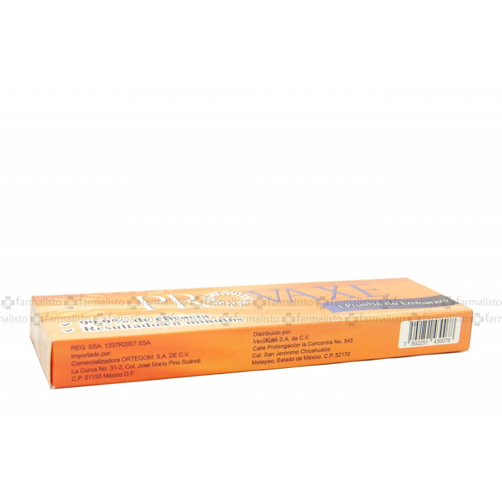 Povaxe Caja Con 1 Prueba De Embarazo 