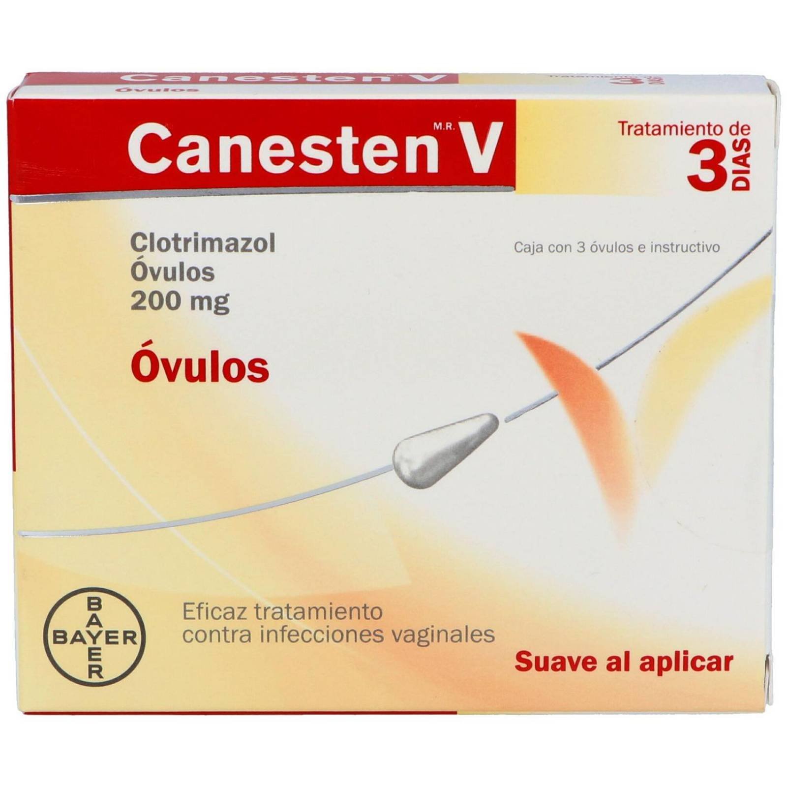 Canesten V 200 mg Caja Con 3 Óvulos 