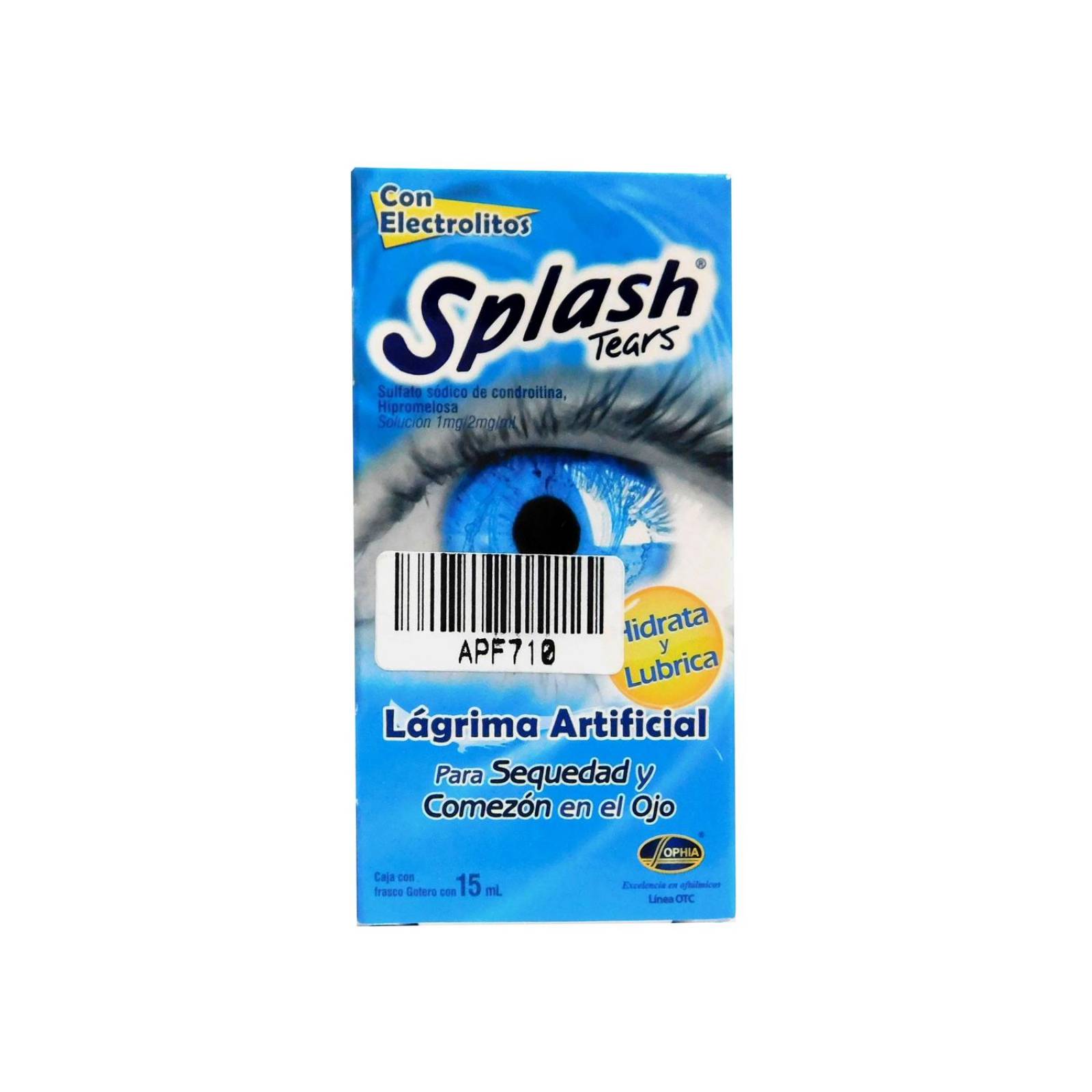 Splash Tears Caja Con Frasco Gotero Con 15mL 