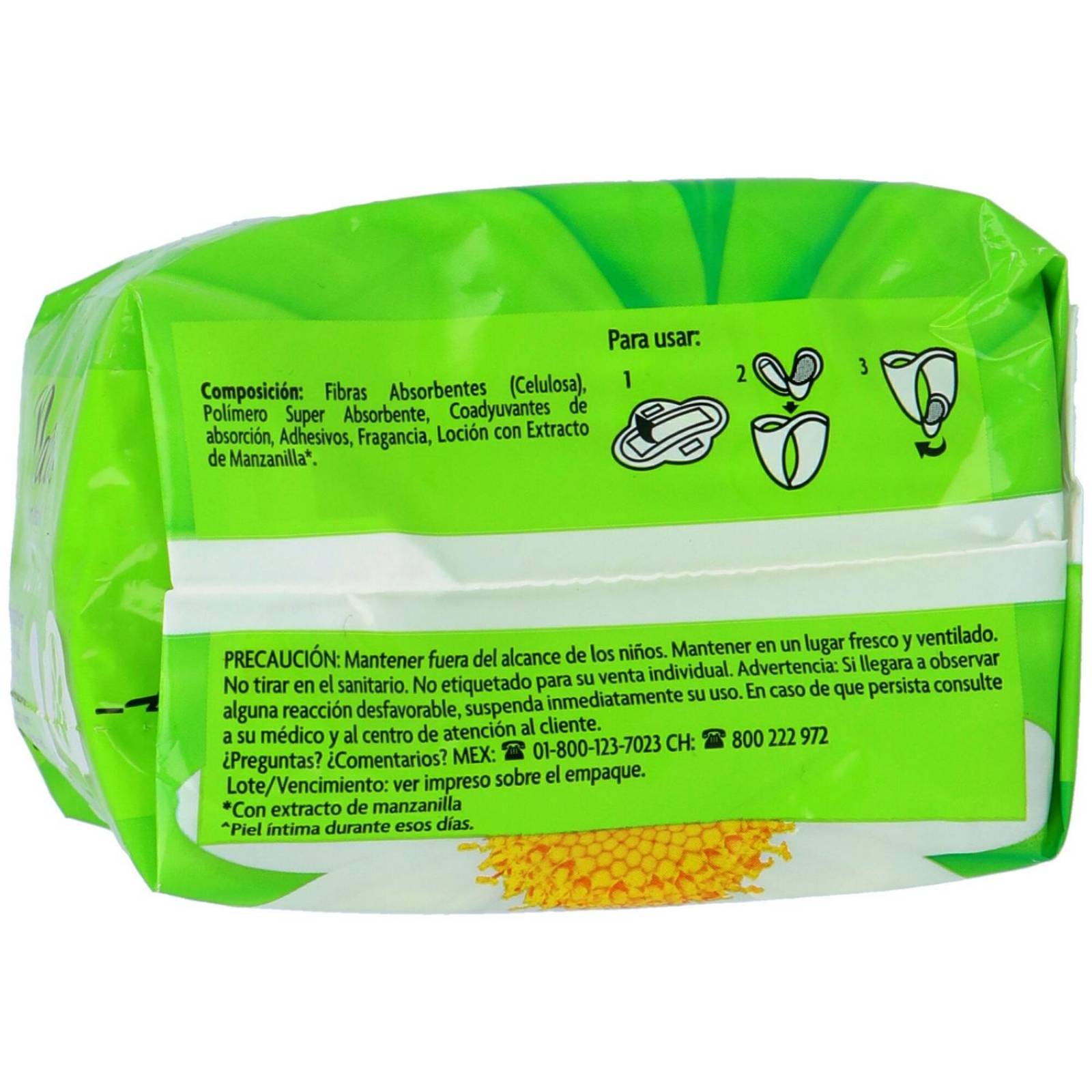 Toallas Sanitarias Naturella Con Manzanilla Ultra Empaque Con 14 Piezas 