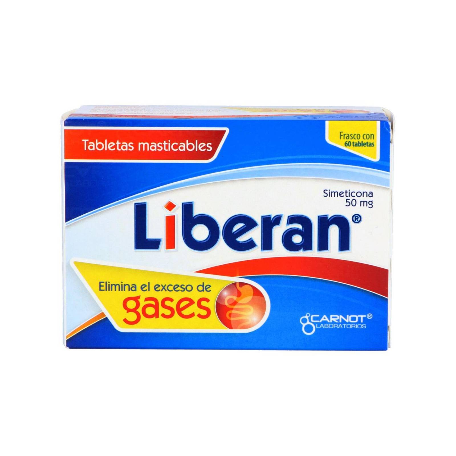 Liberan 50 mg Frasco Con 60 Tabletas Masticables 