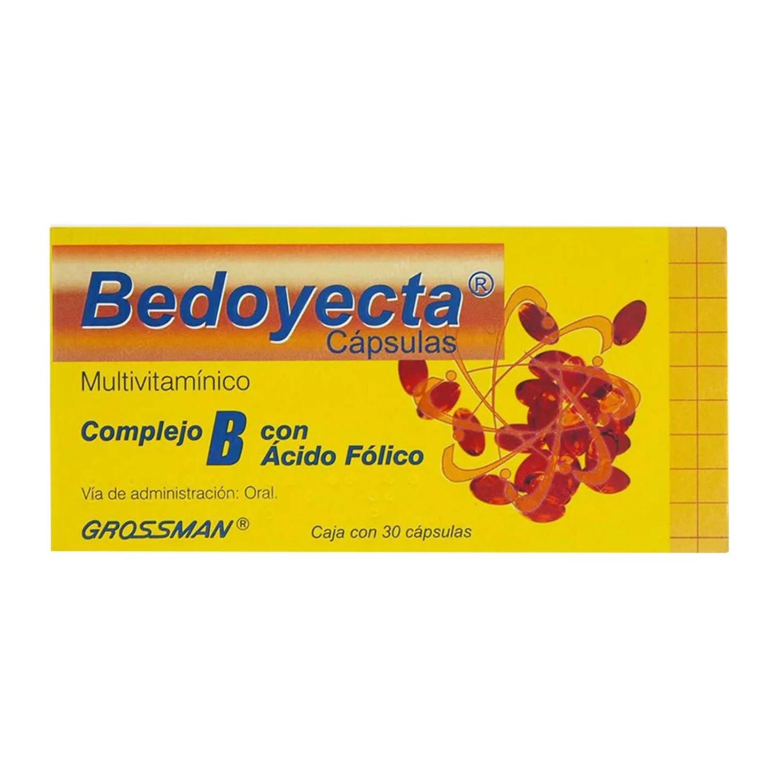 Bedoyecta Caja Con 30 Cápsulas 