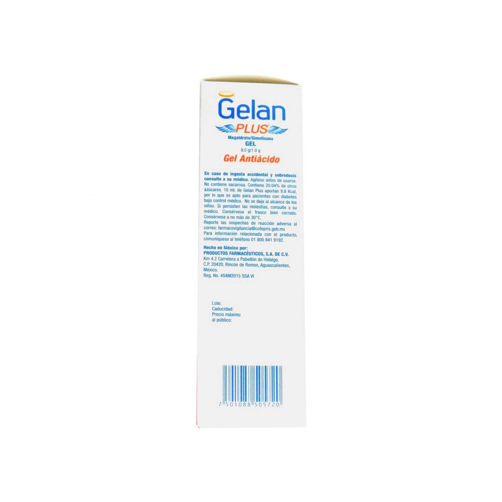 Gelan Plus Gel 8 / 1 g Caja Con Frasco Con 250 mL 