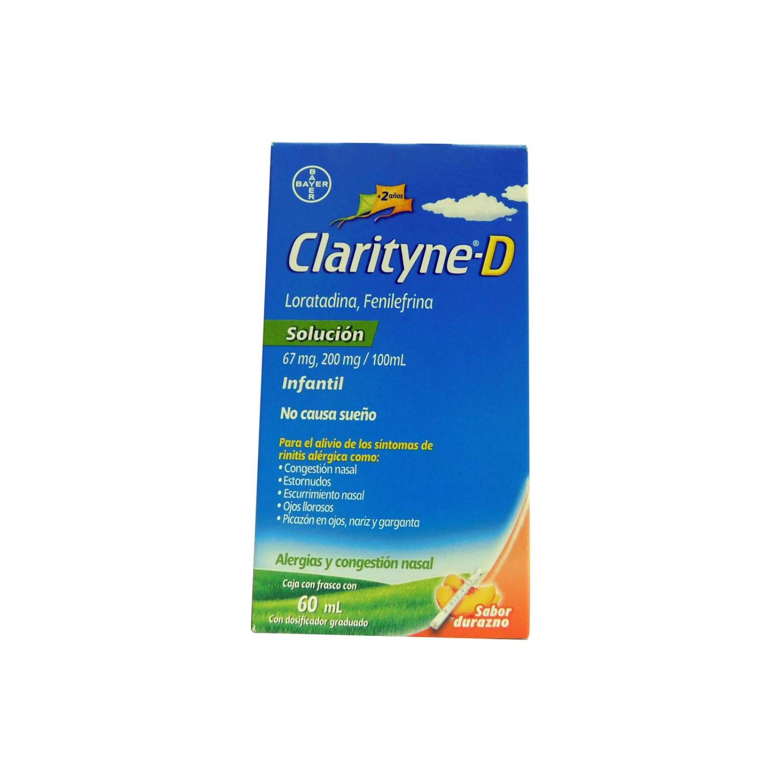 Clarityne D Caja Con Frasco Con 60 mL y Dosificador 