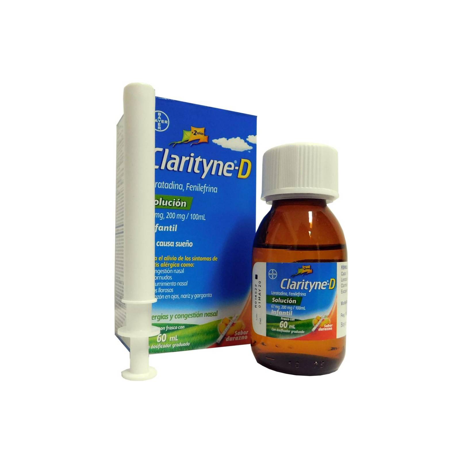 Clarityne D Caja Con Frasco Con 60 mL y Dosificador 