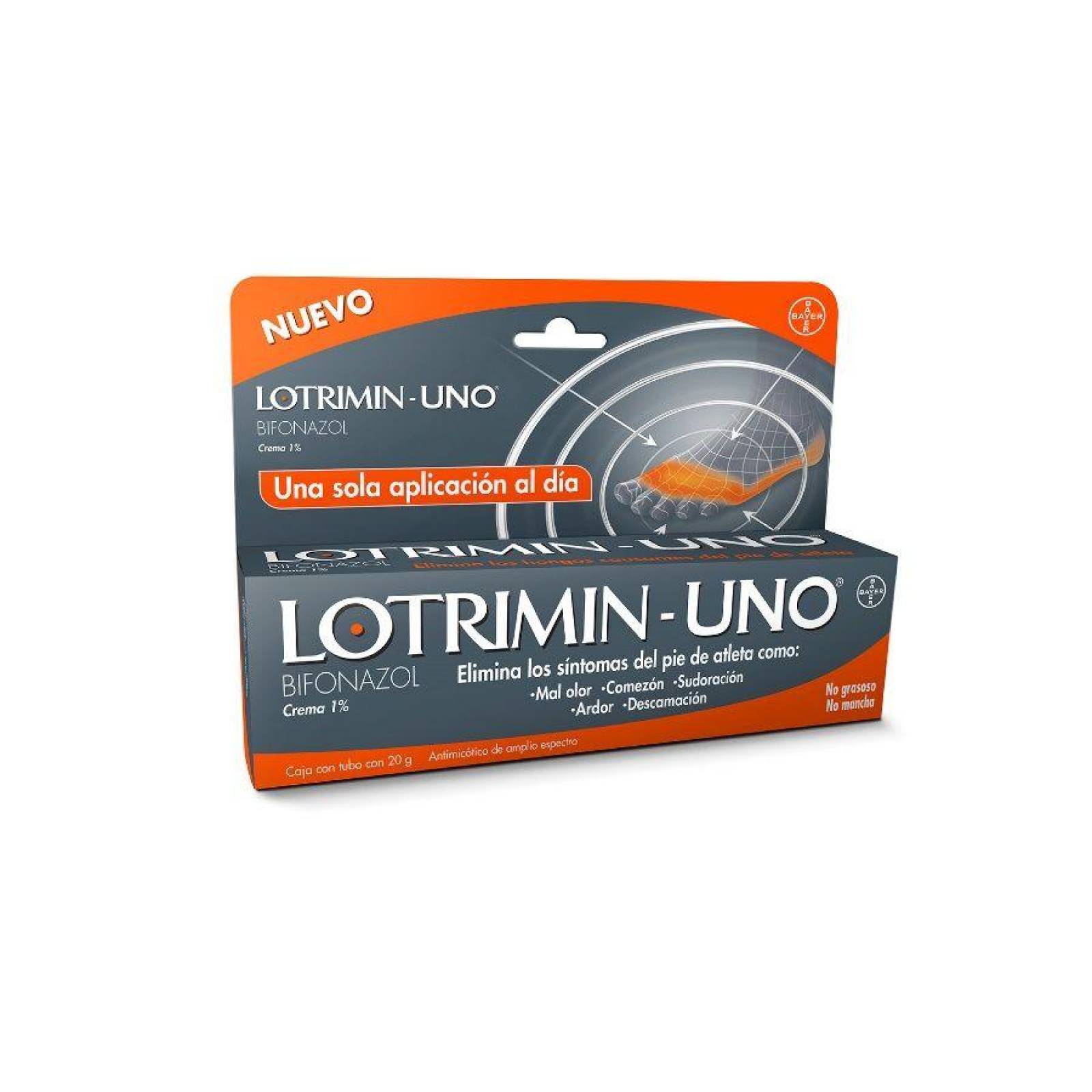 Lotrimin-uno Caja Con Tubo Con 20 G 