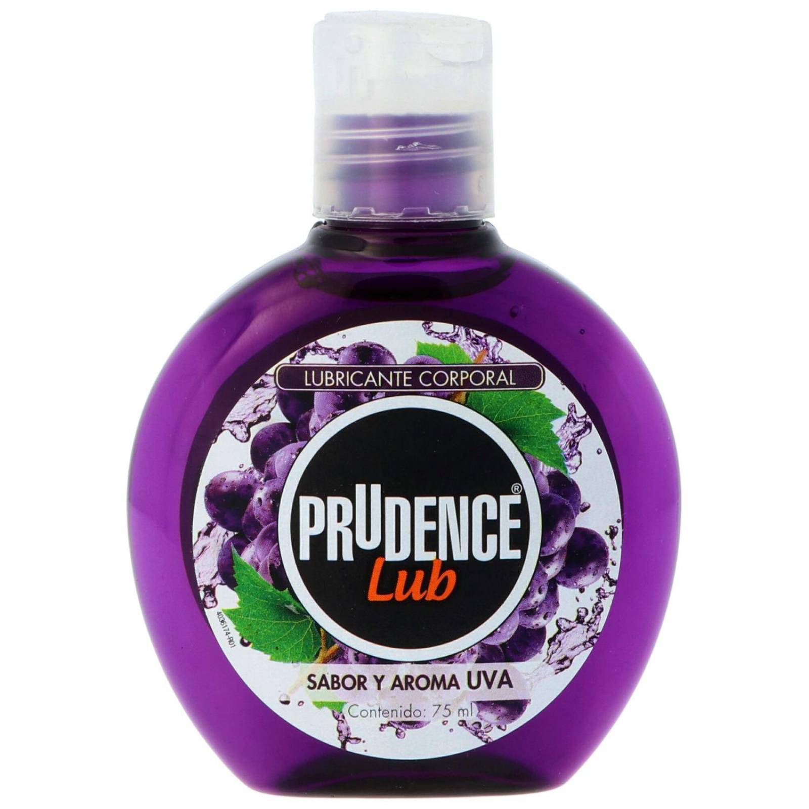 Lubricante Prudence Lub Envase Con 75 mL Sabor Uva 