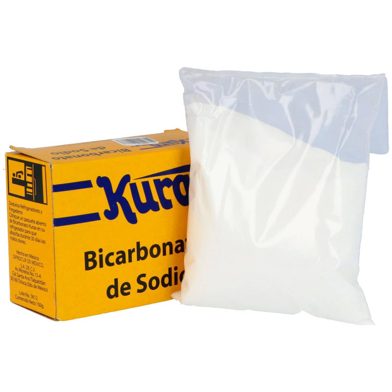 Bicarbonato De Sodio Kurax Caja Con Bolsa Con 100 g 