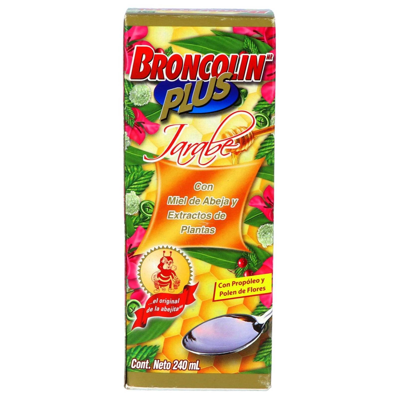 Broncolin Plus Jarabe Caja Con Frasco Con 240 Ml 