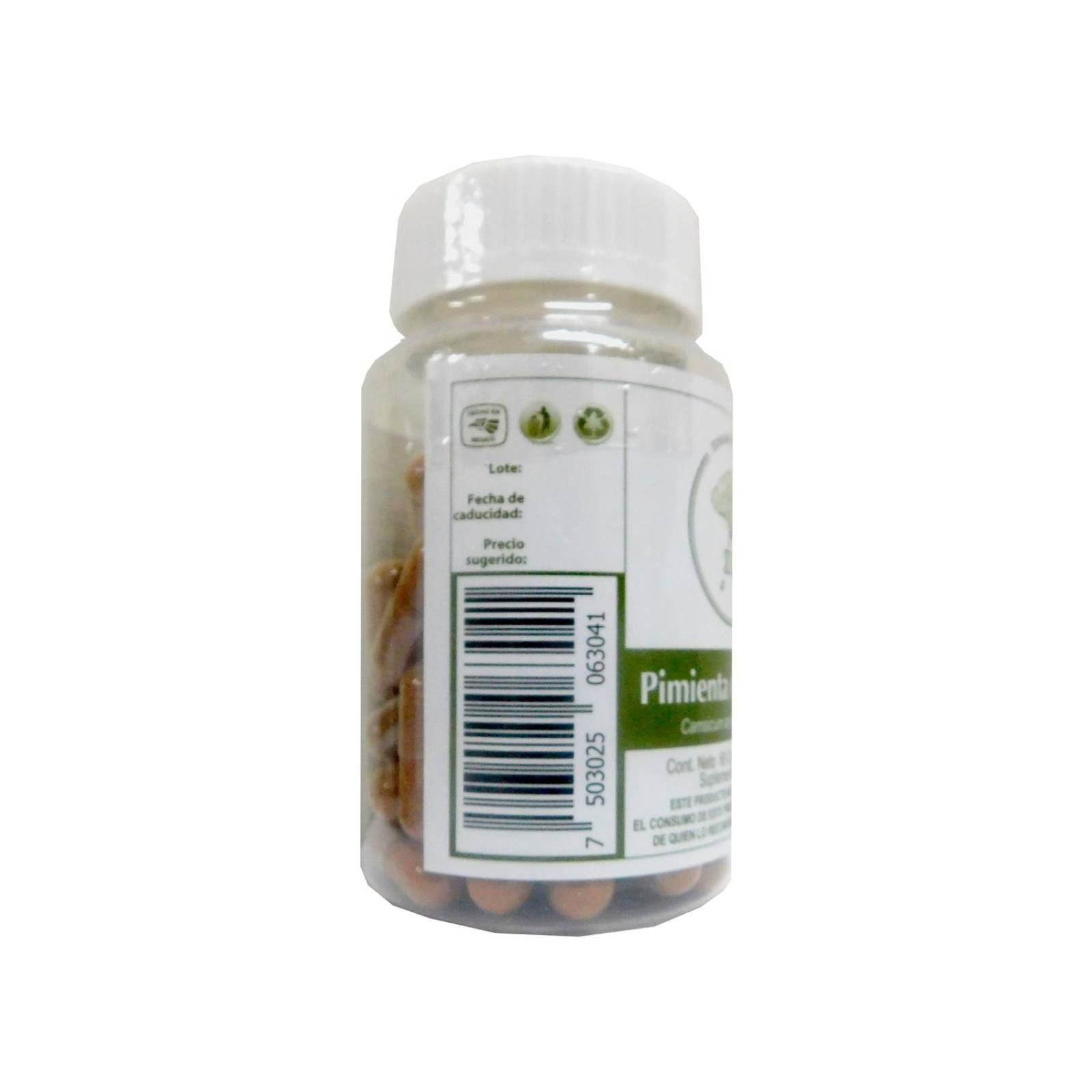 Pimienta Cayena Bote Con 60 Cápsulas De 500 mg 