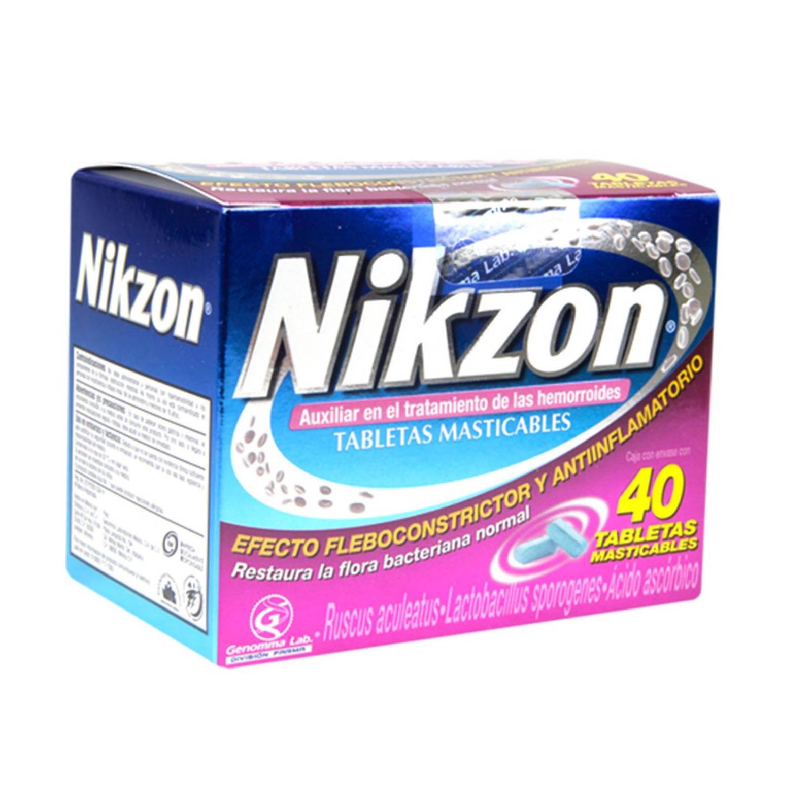 Nikzon Caja Con 40 Tabletas 