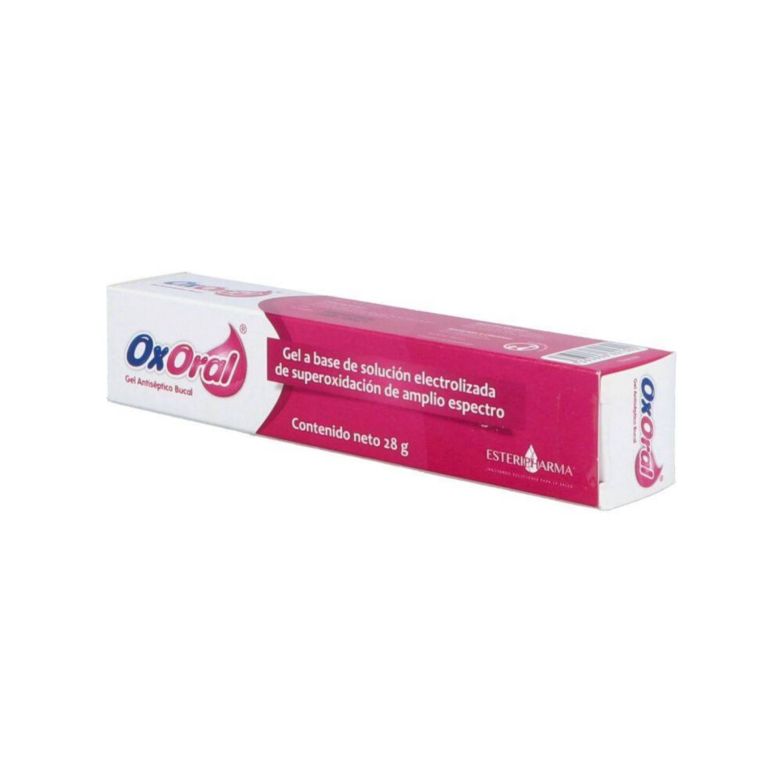 OXORAL ANTISÉPTICO GEL ORAL CAJA CON TUBO CON 28 G 