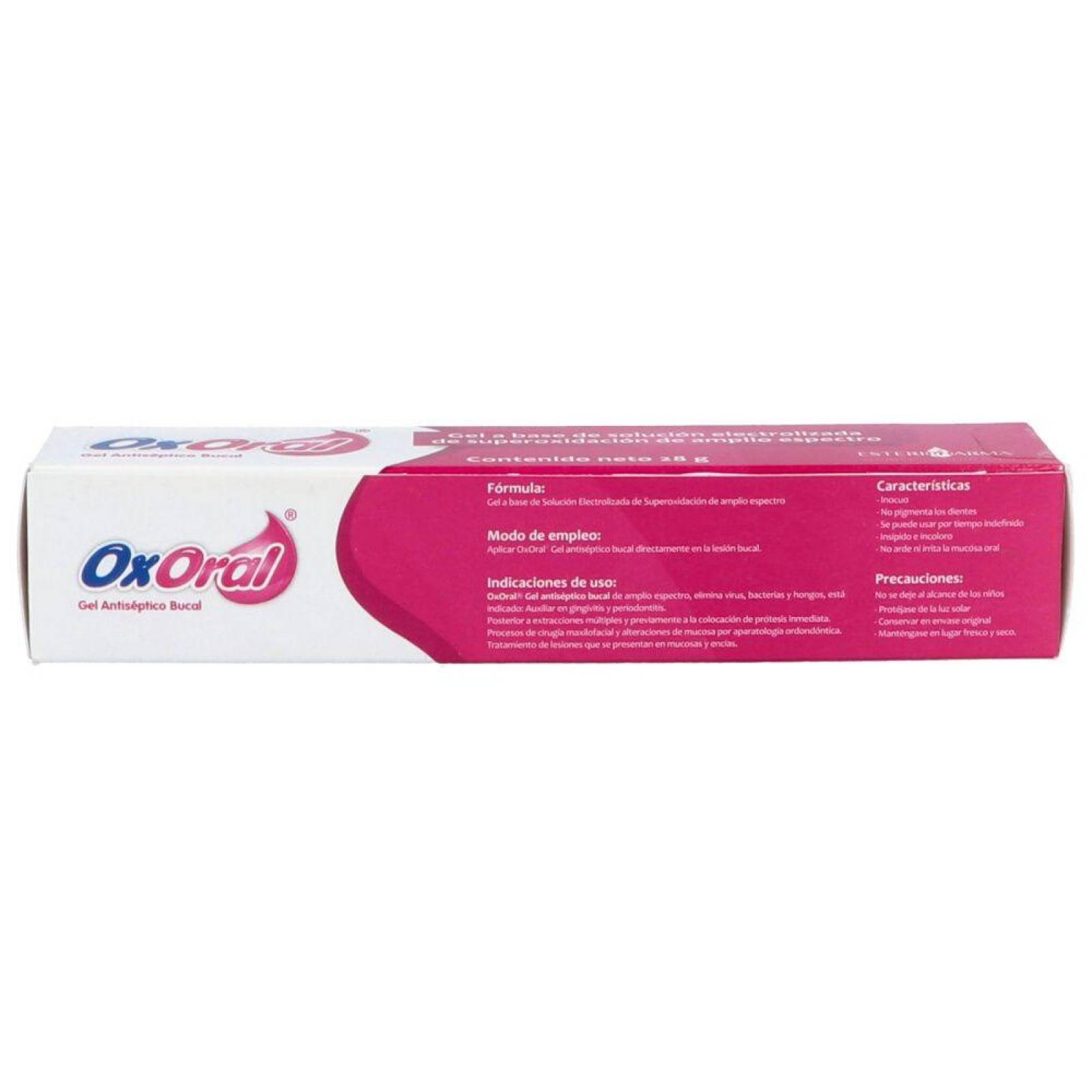 OXORAL ANTISÉPTICO GEL ORAL CAJA CON TUBO CON 28 G 