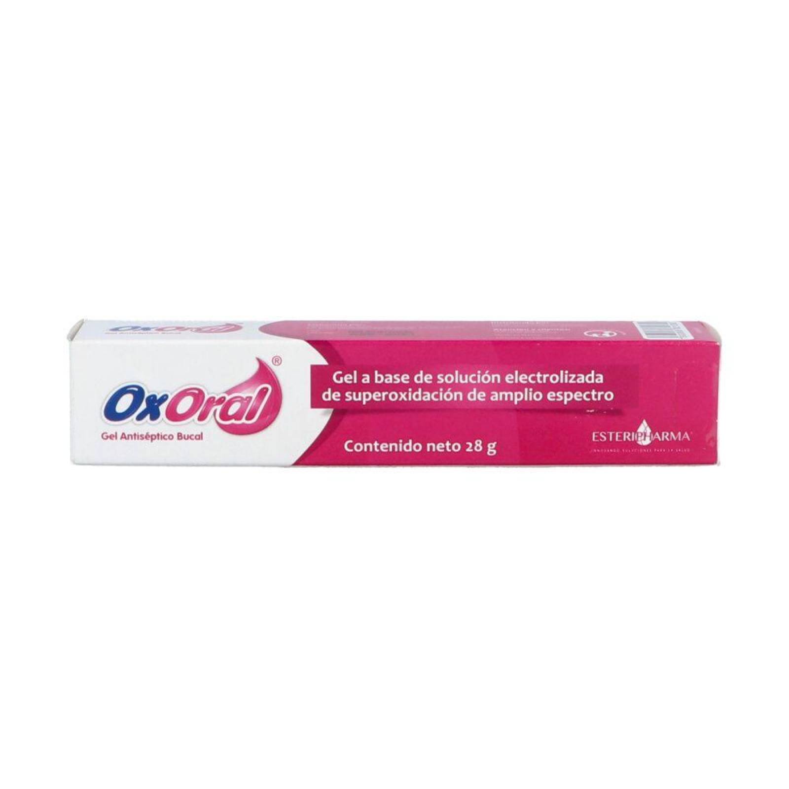 OXORAL ANTISÉPTICO GEL ORAL CAJA CON TUBO CON 28 G 