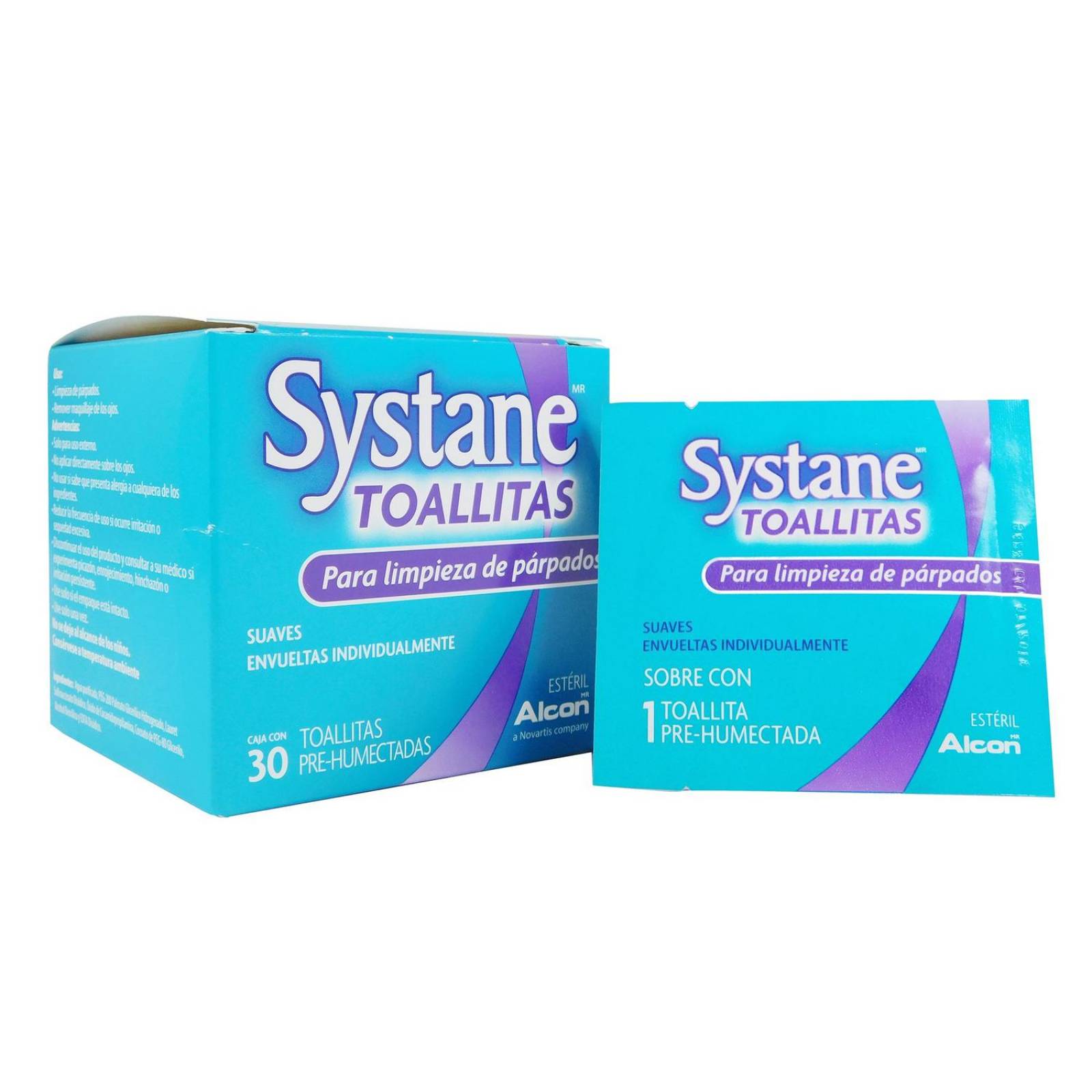 Systane Toallitas Humedas Para Parpados Caja Con 30 