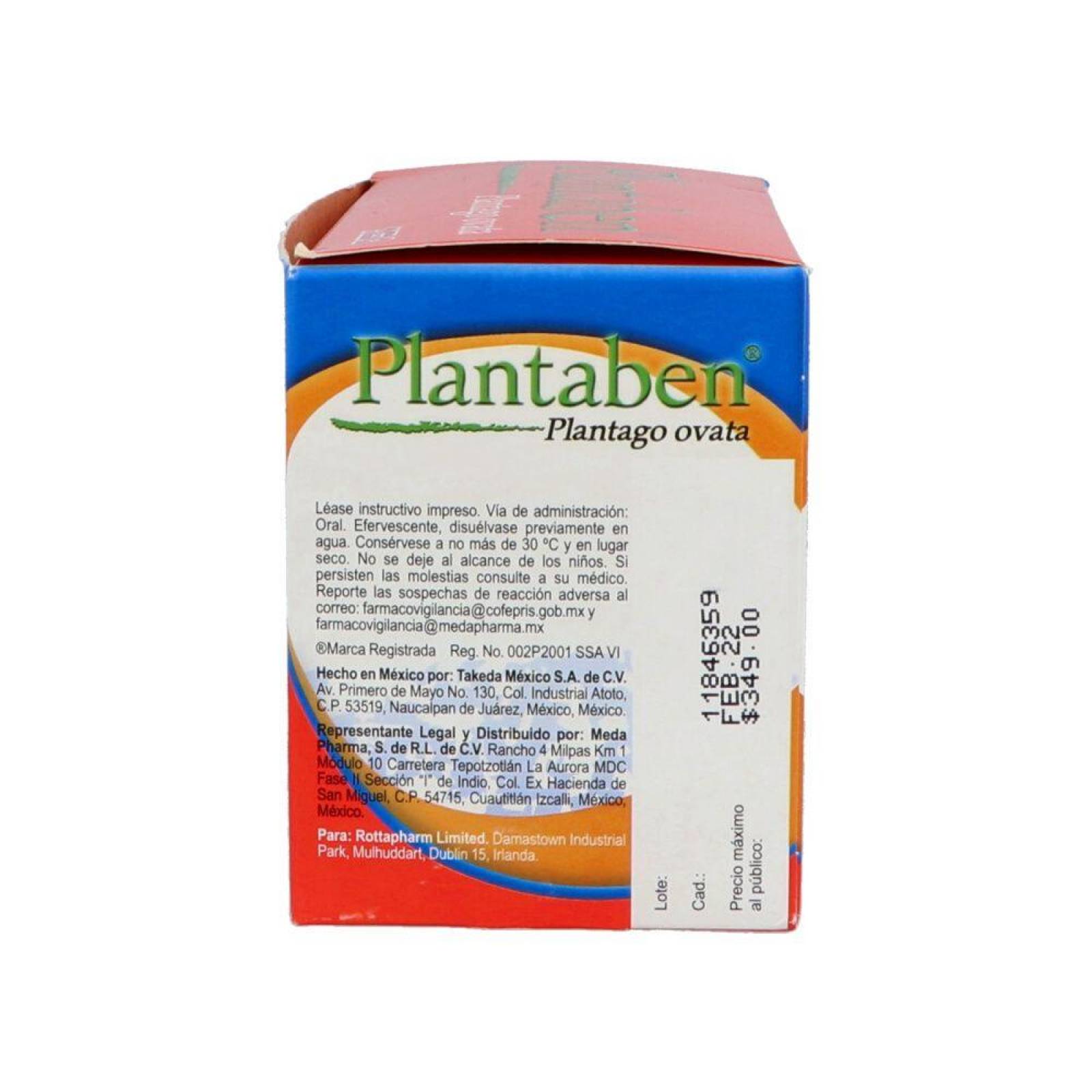 Plantaben 3.5 g Caja Con 30 Sobres Polvo Efervescentes 