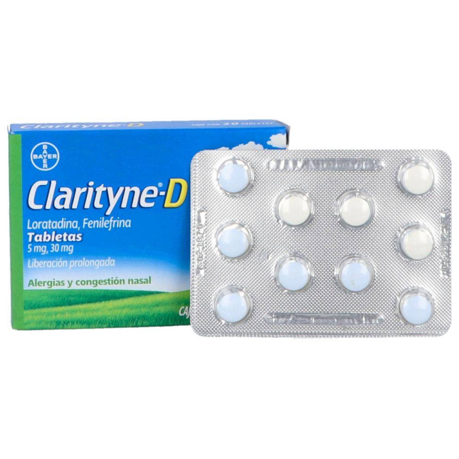 Clarityne D Caja Con 20 Tabletas 