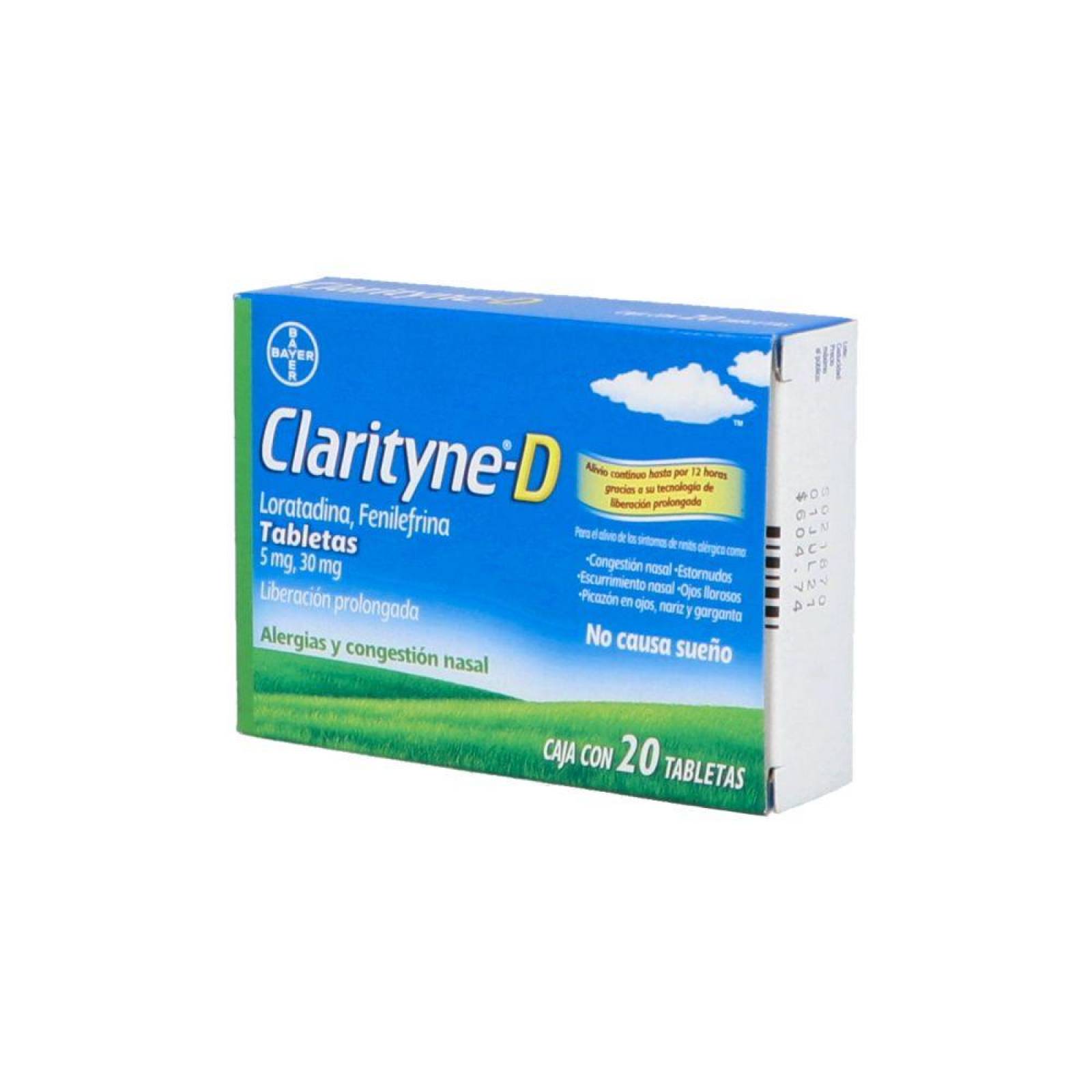 Clarityne D Caja Con 20 Tabletas 