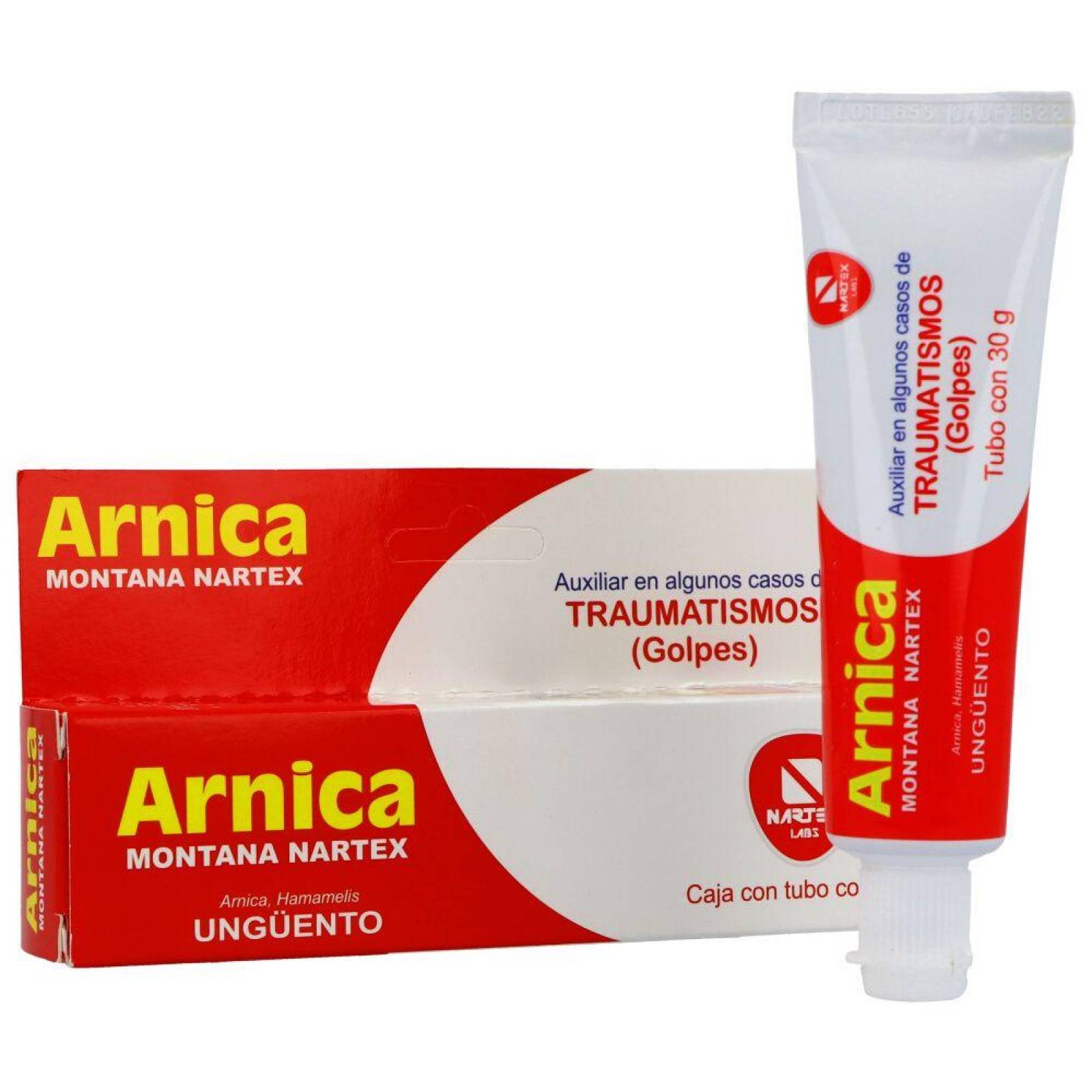 Arnica Montana Nartex Pomada Caja Con Tubo Con 30 g 