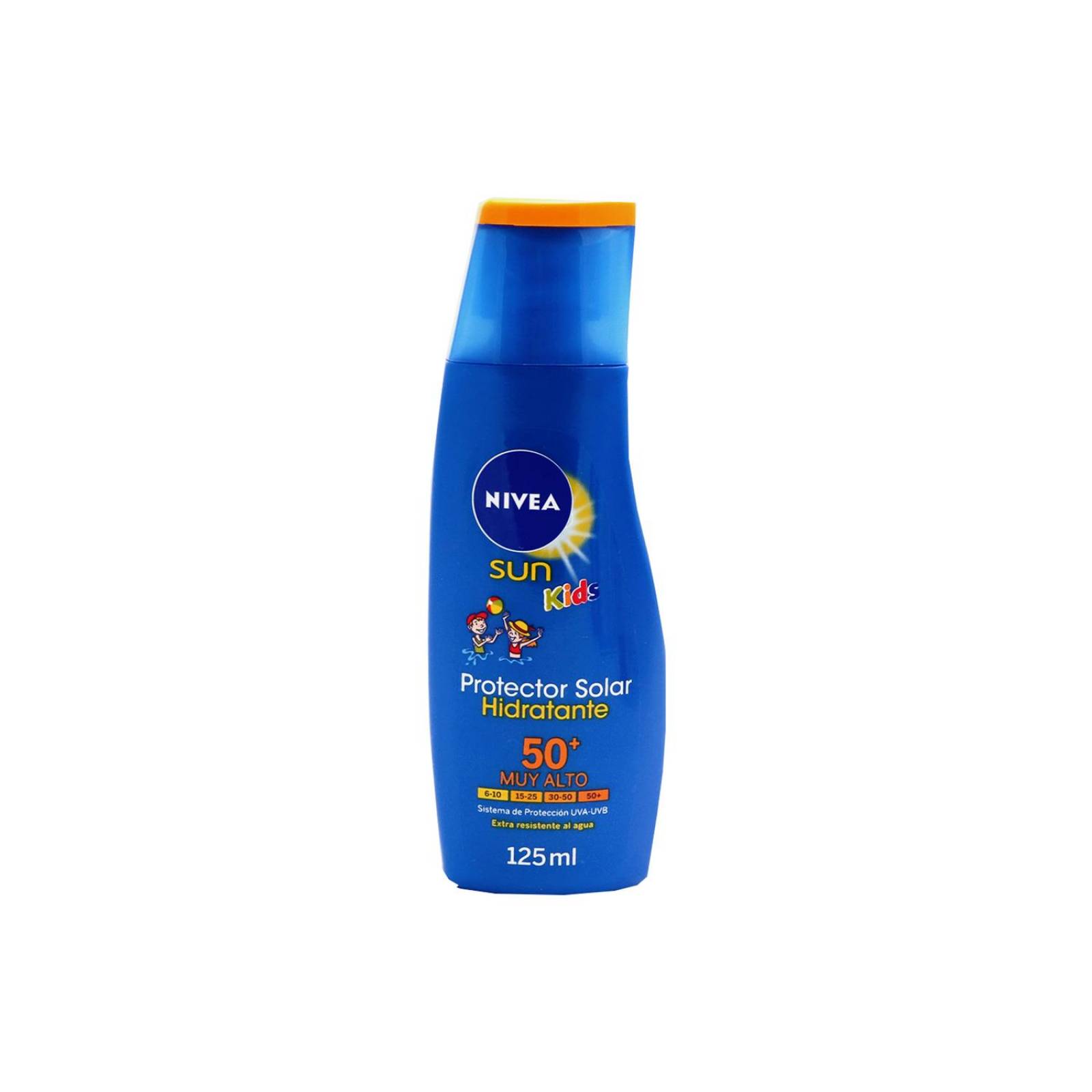 NIVEA PROTECTOR SOLAR SUN KIDS FPS 50 FRASCO CON 125 ML 
