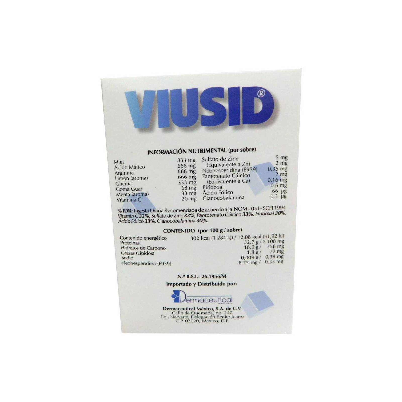 Viusid Caja Con 21 Sobres Con 4 g 