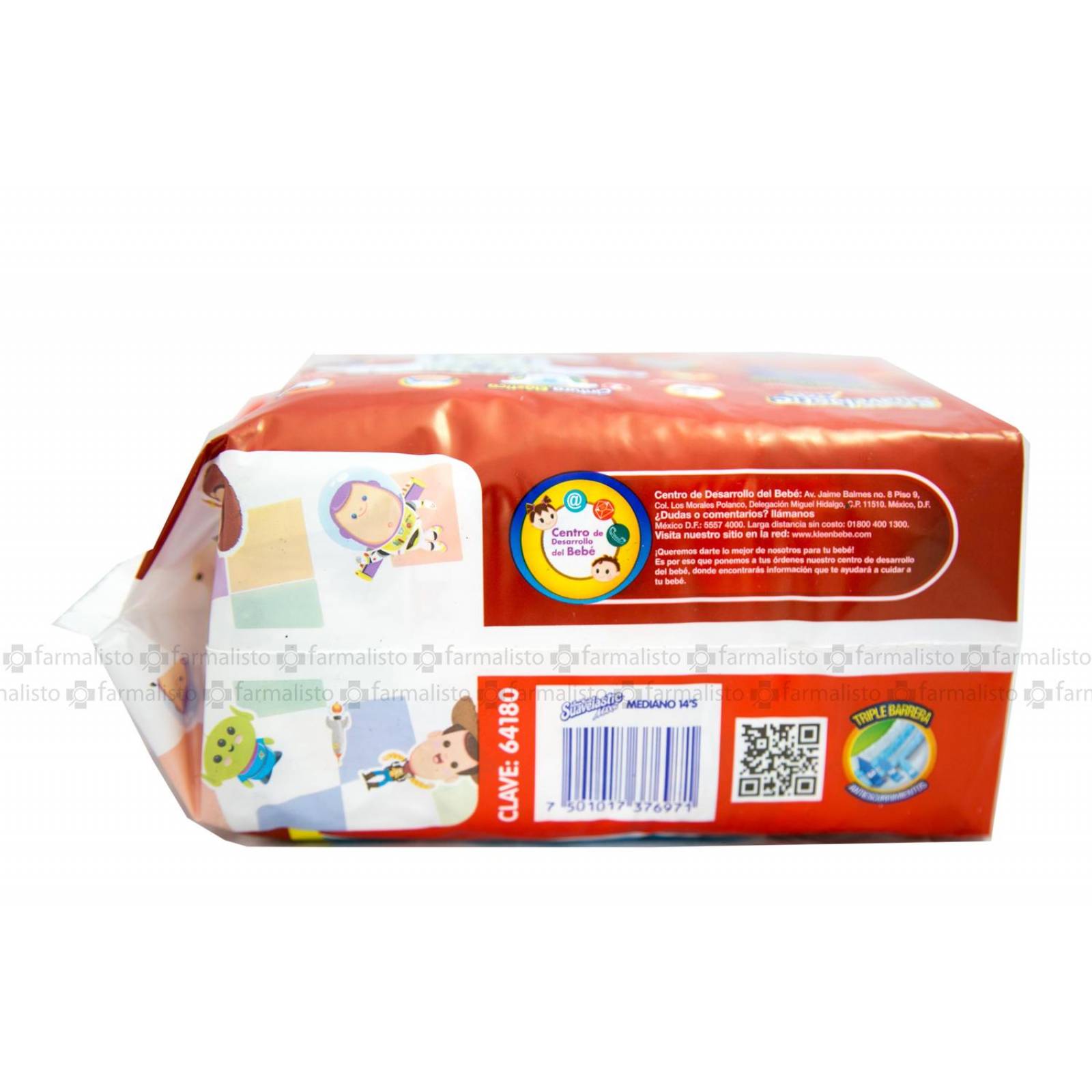 Kleen Bebé Suavelastic Max 3 Mediano 6-10 Kg Empaque Con 14 