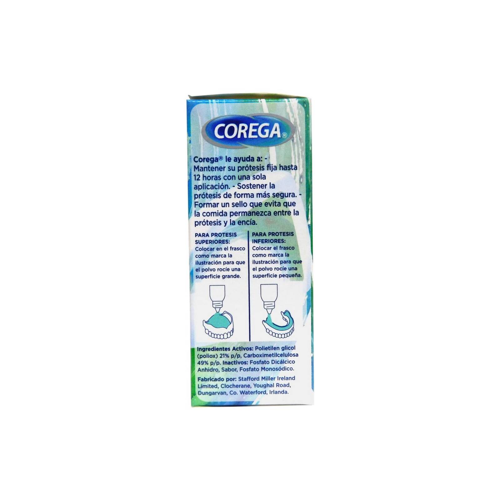 Super Corega 20 g Caja Con Adhesivo En Polvo Para Prótesis Dentales 