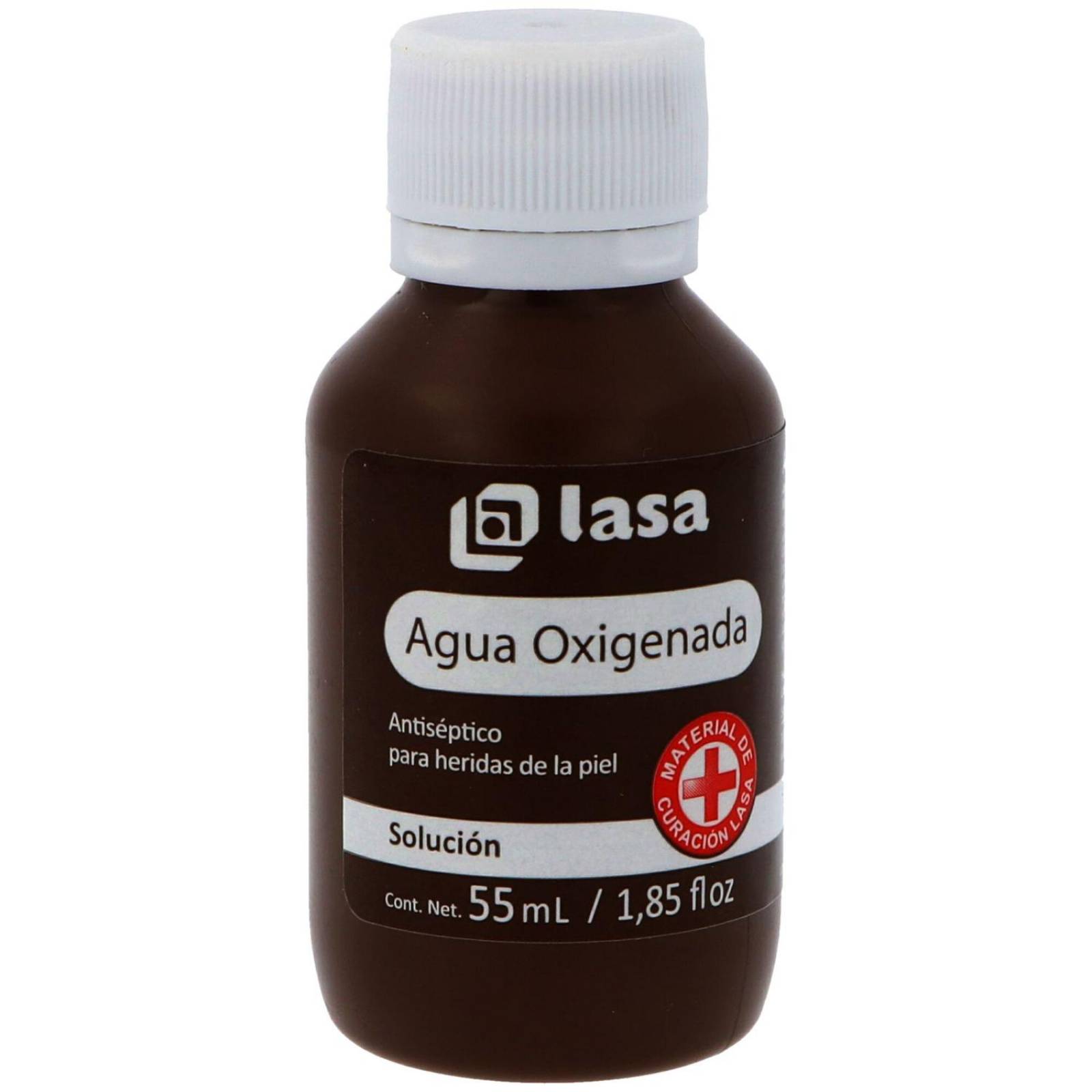 Agua Oxigenada Solución Frasco Con 55 mL 