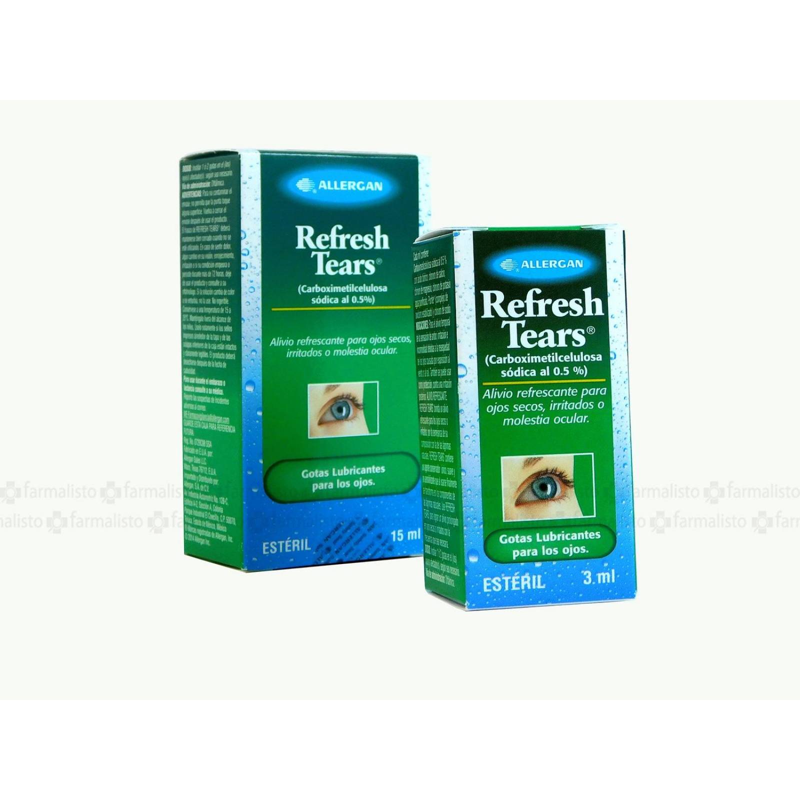 Refresh-Tears Gotas Kit Duopack Con 2 Frascos Con 3 y 15 mL 