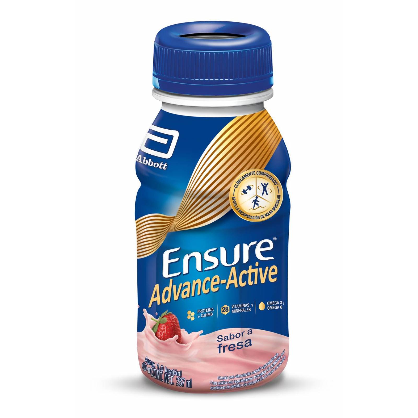 FRM-Ensure Advance Fresa Frasco De 237 mL 