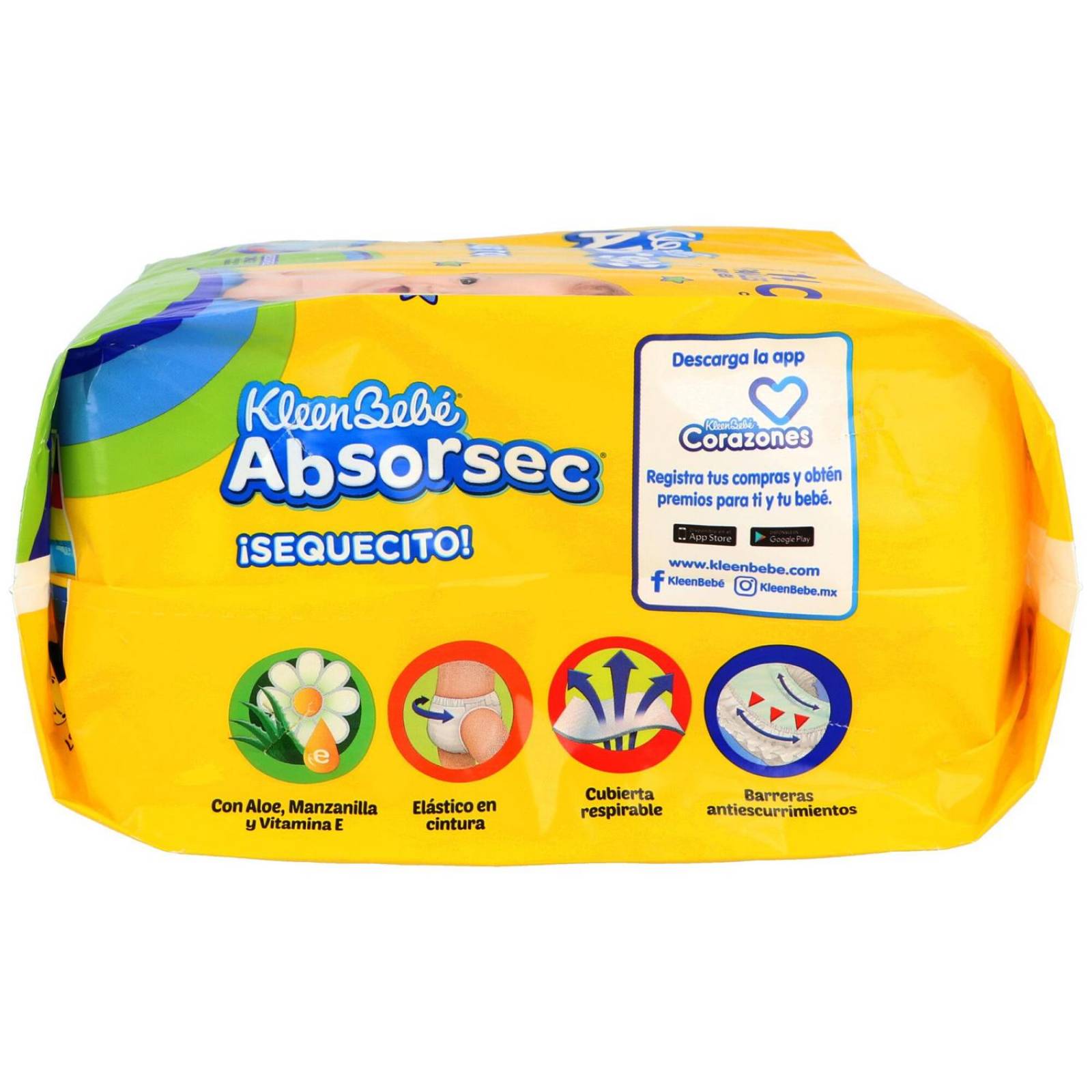 Panal Kleenbebé Absorsec Ch 14 Pañales 